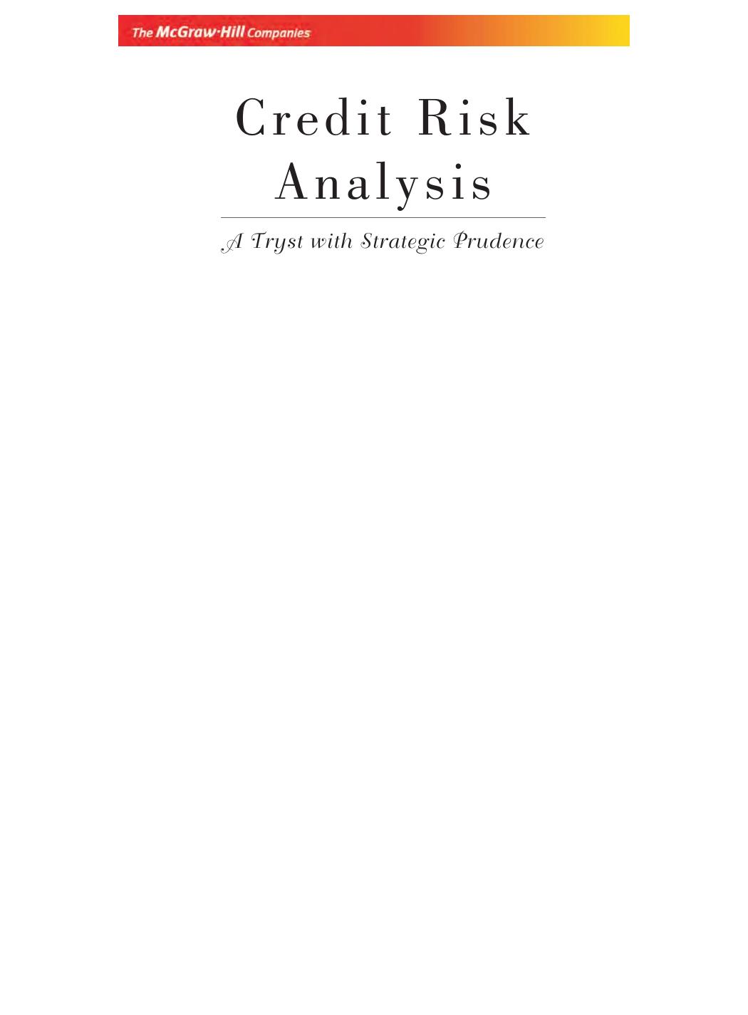 Credit Risk Analysis JOSEPH
