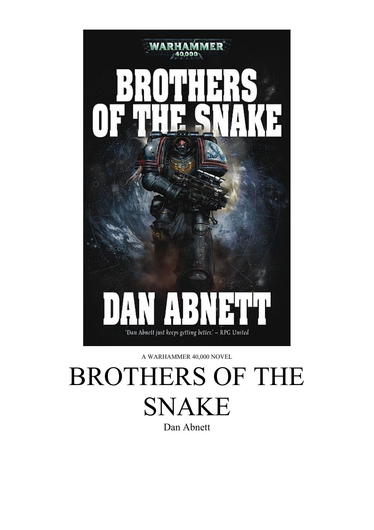 Microsoft Word - Dan_Abnett_Brothers_Of_The_Snake.doc