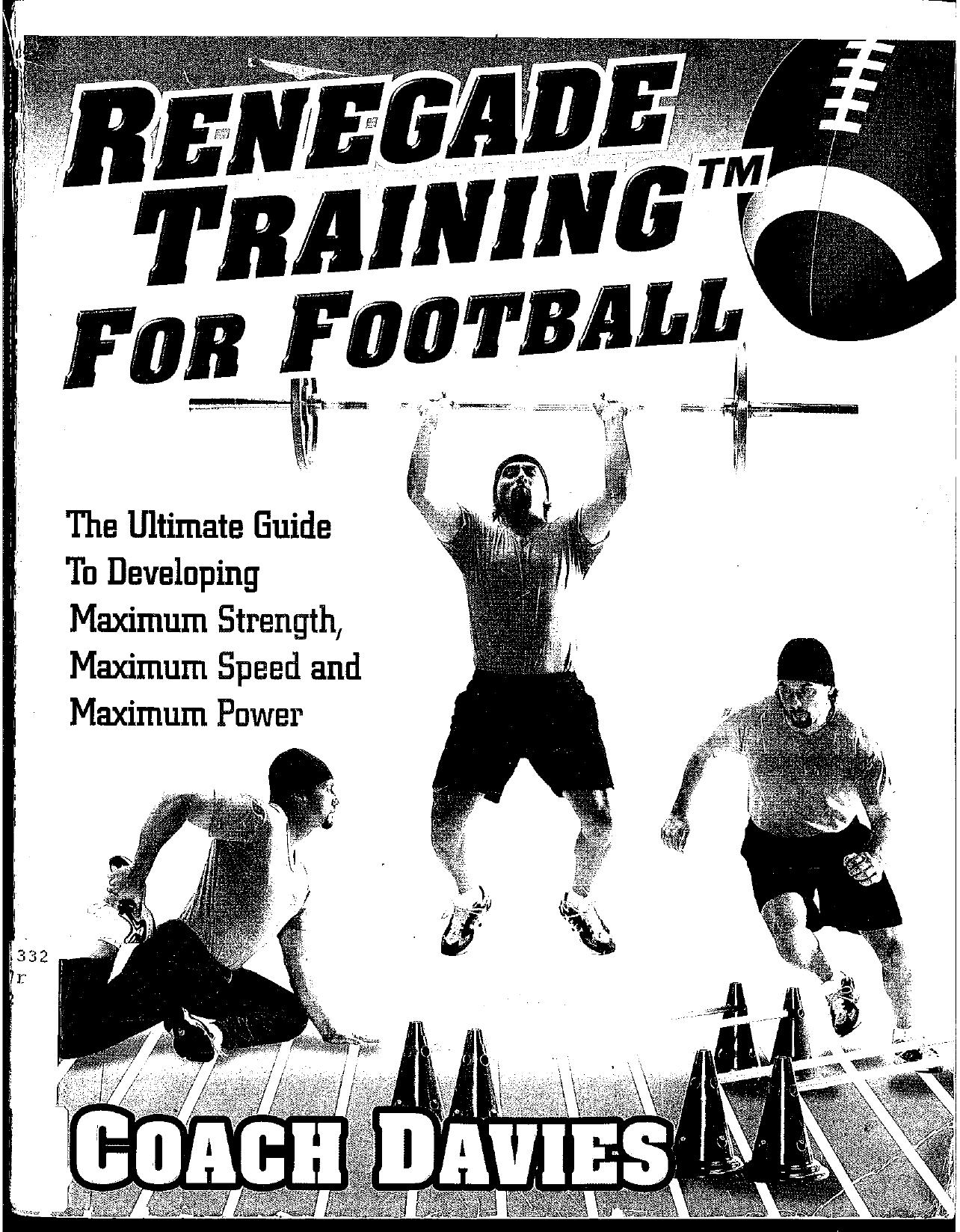 Renegade Training for Football-Davies