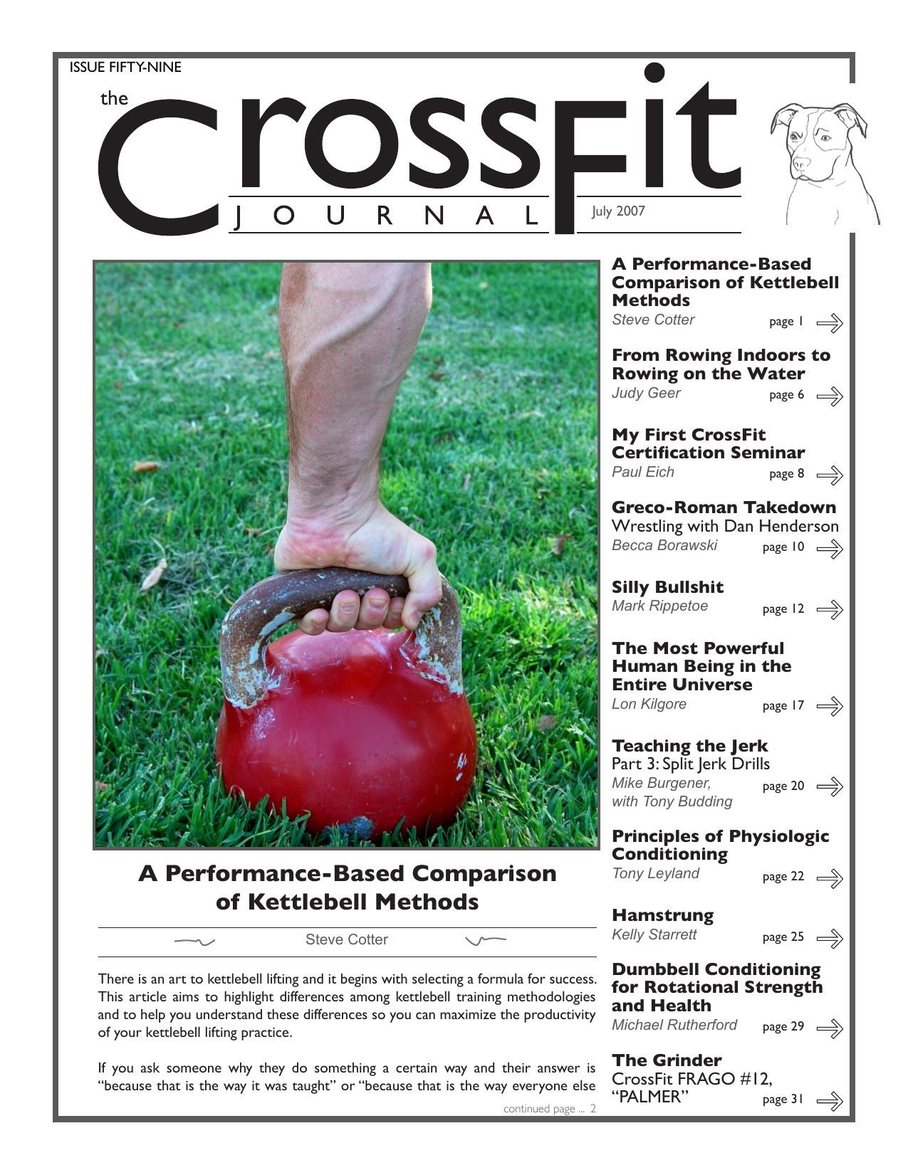CrossFit Journal 59