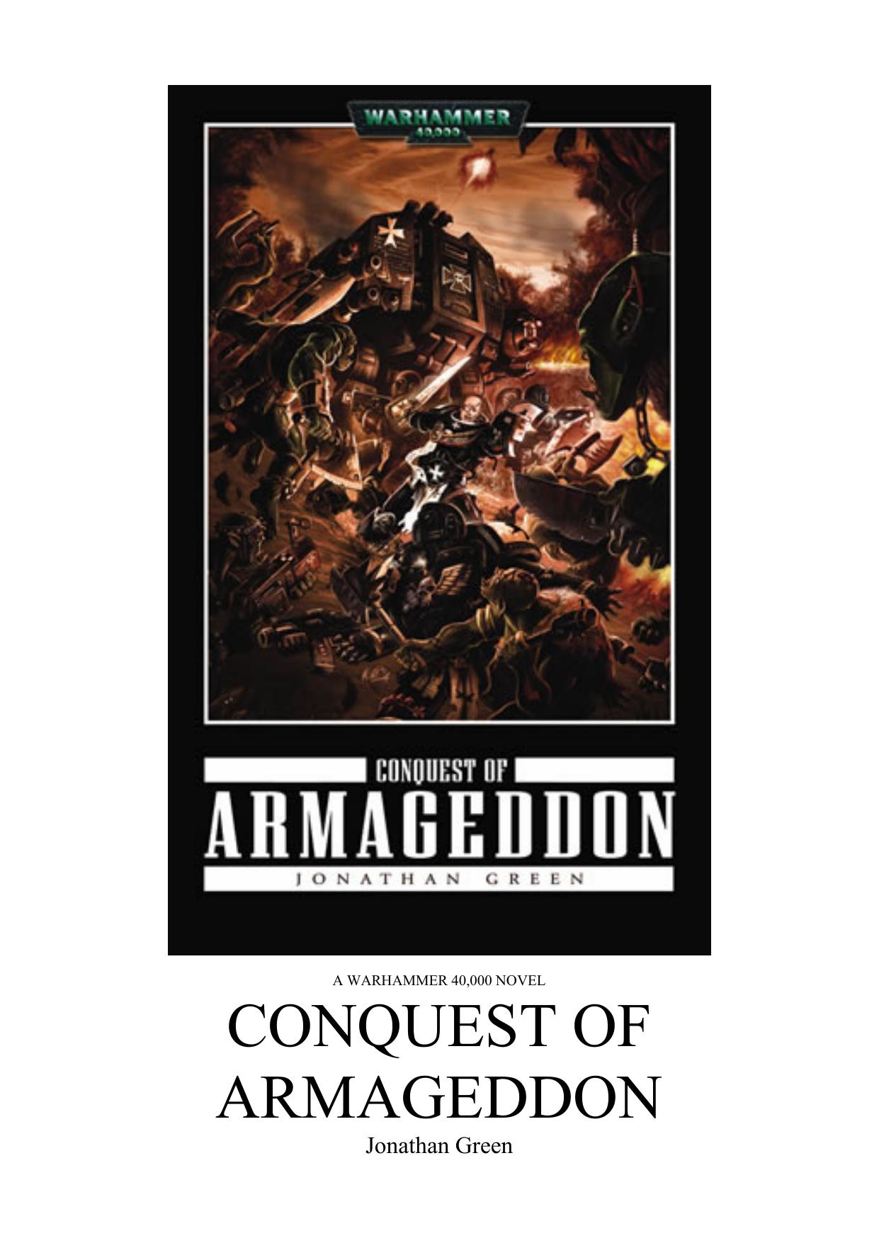 Microsoft Word - Jonathan_Green_Conquest_of_Armageddon.doc