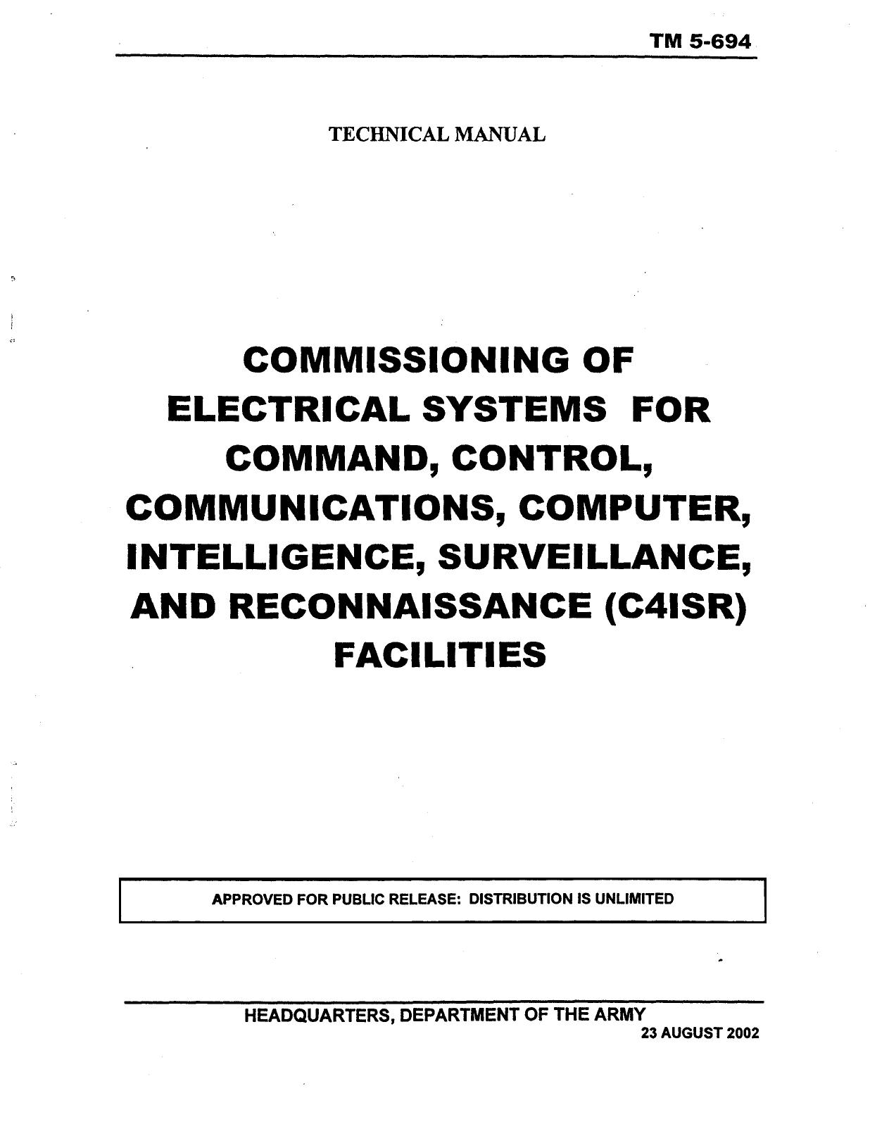 tm5-694 comm elec