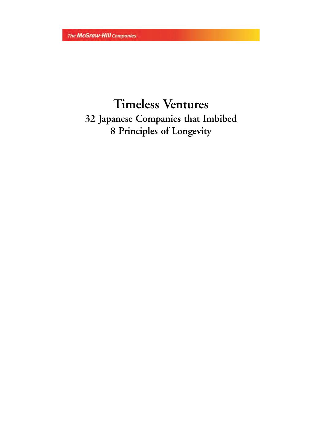 Timeless Ventures FUNABASHI