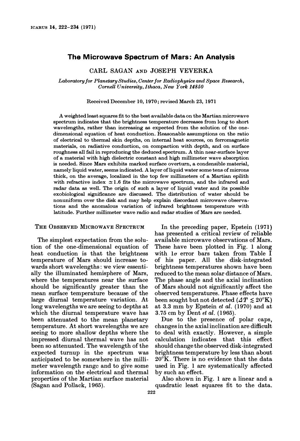 PII: 0019-1035(71)90058-3