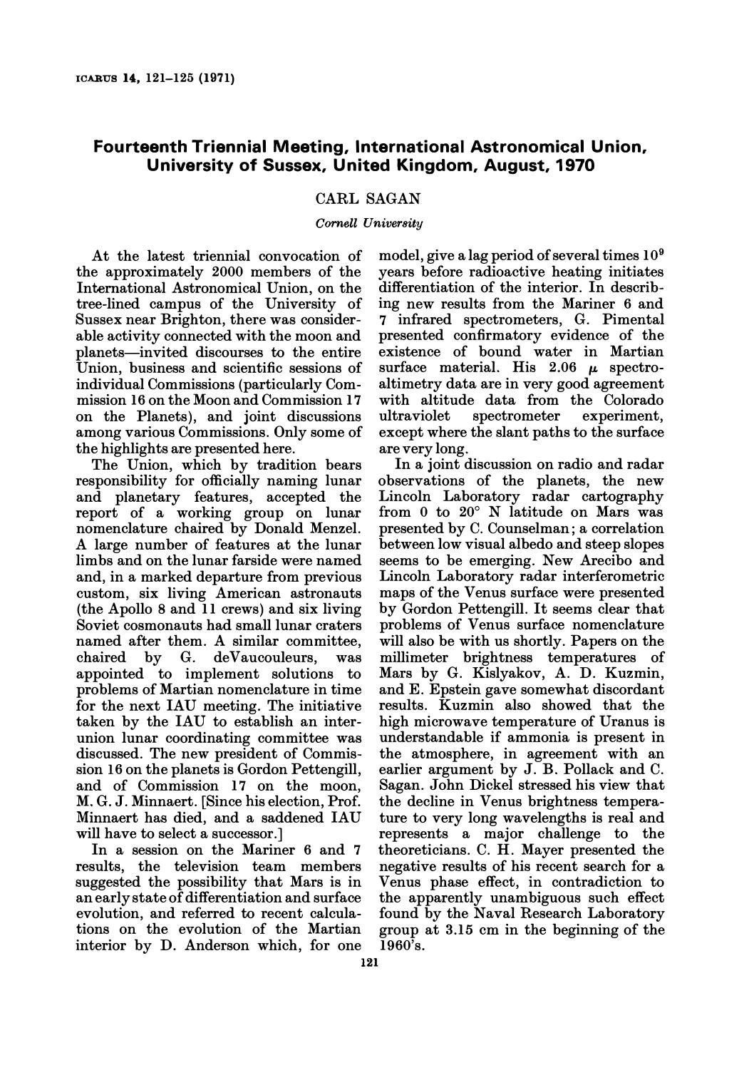PII: 0019-1035(71)90106-0