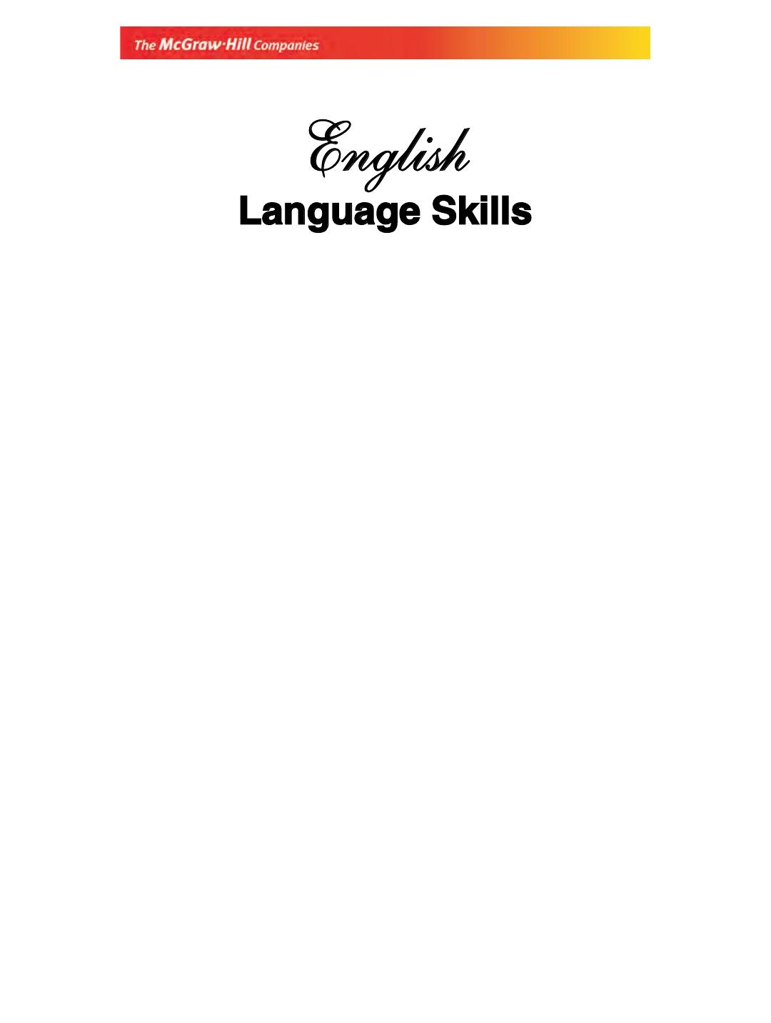 English Language Skills