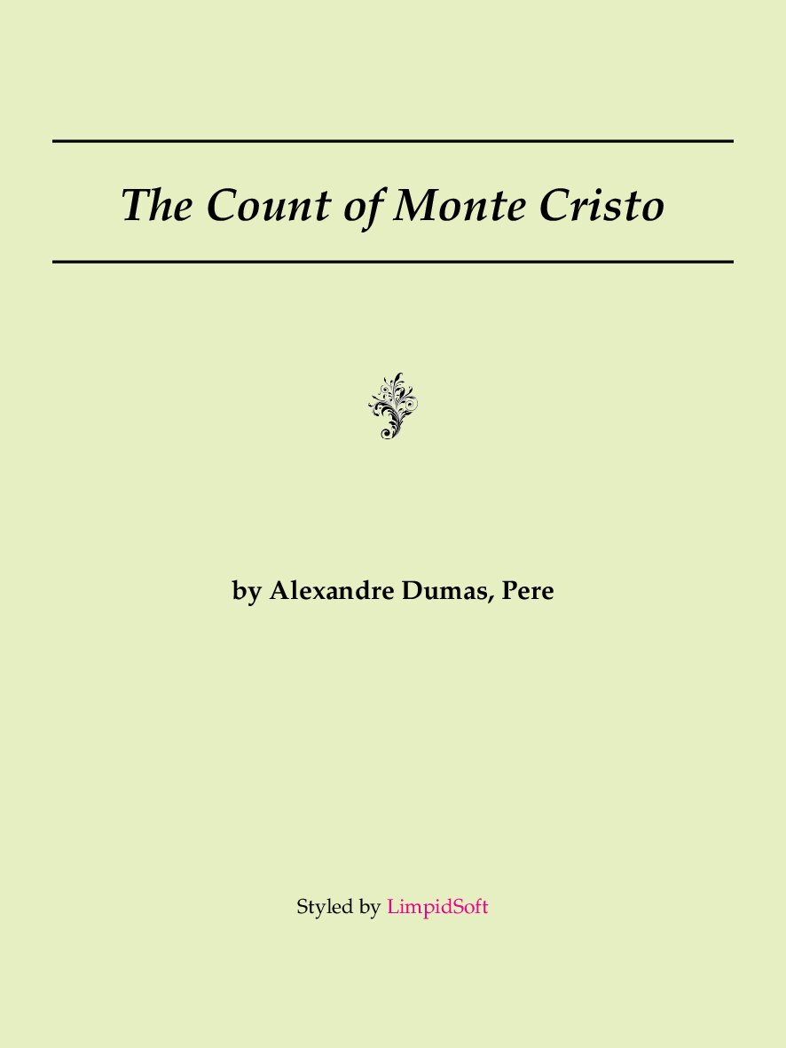 The Count of Monte Cristo (PDF)