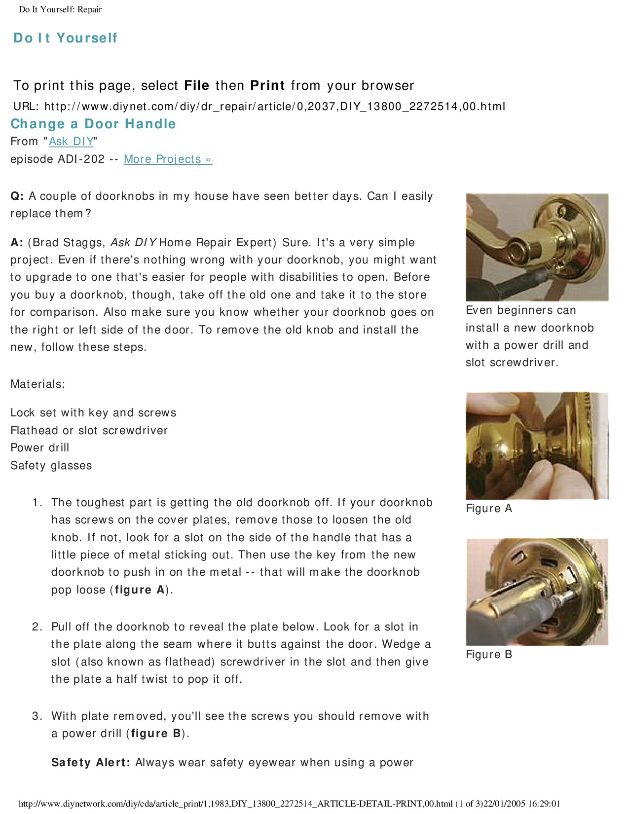 Do It Yourself: Repair