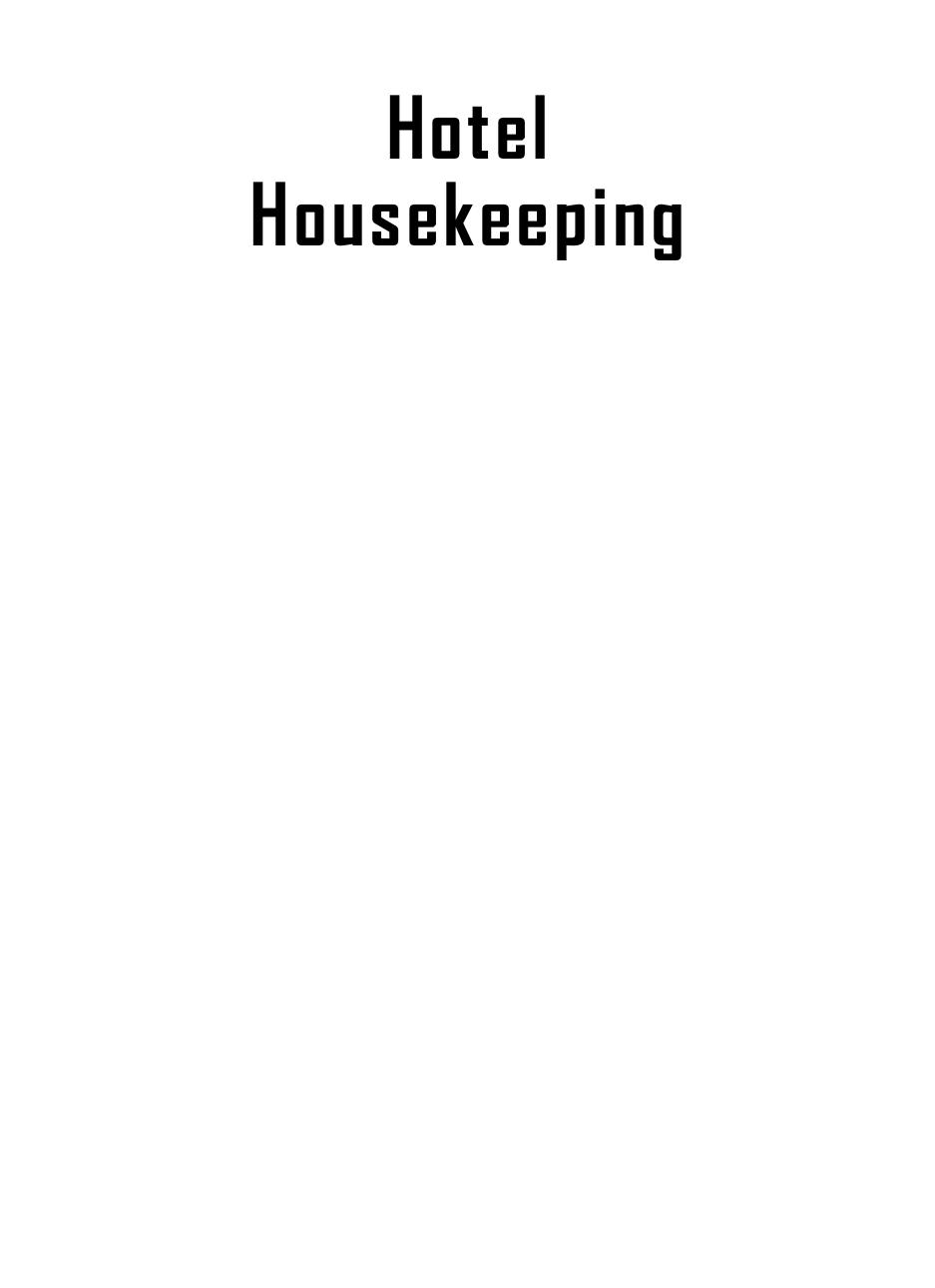 Hotel Housekeeping Malini Singh