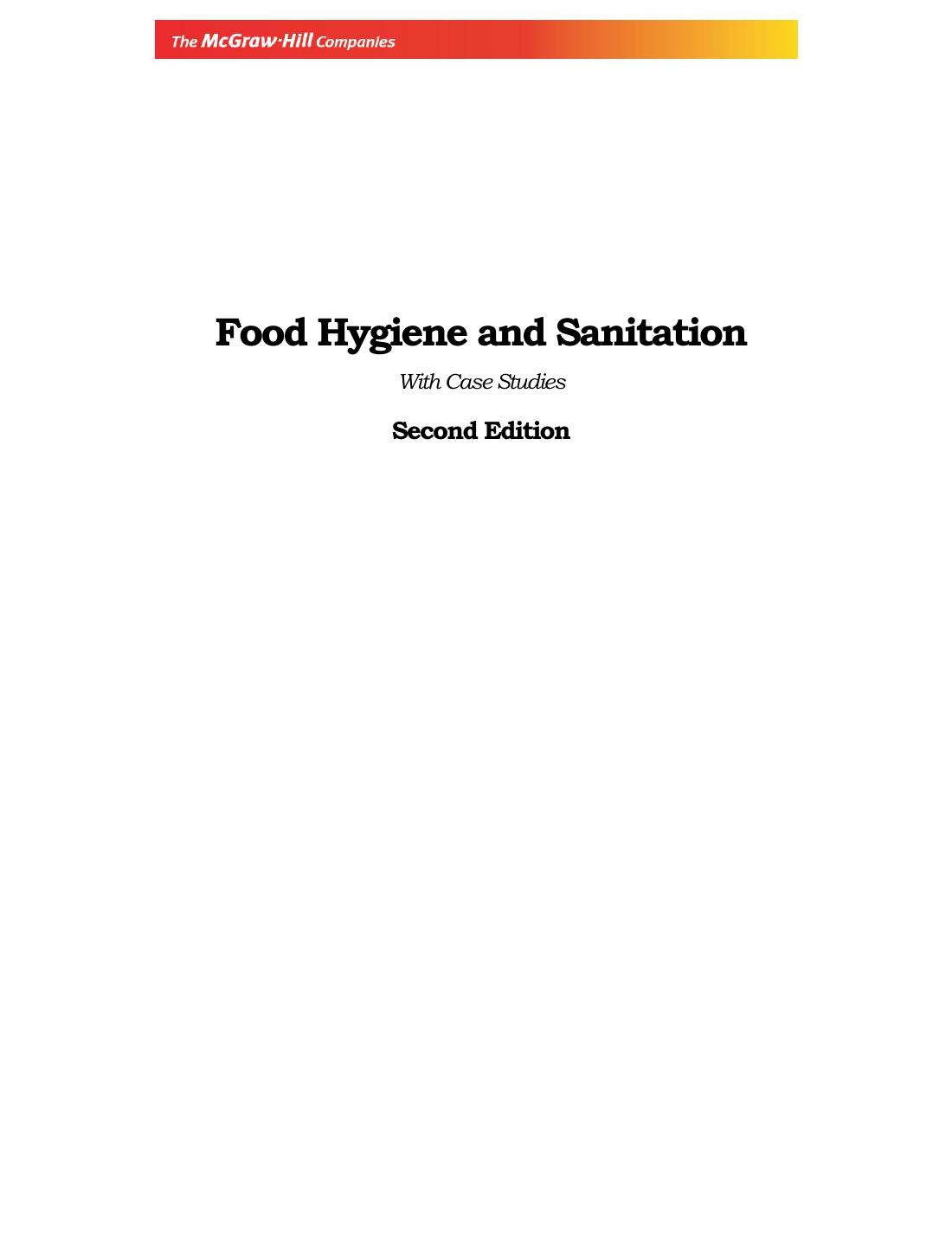 Food Hygiend and Sanitation S Roday