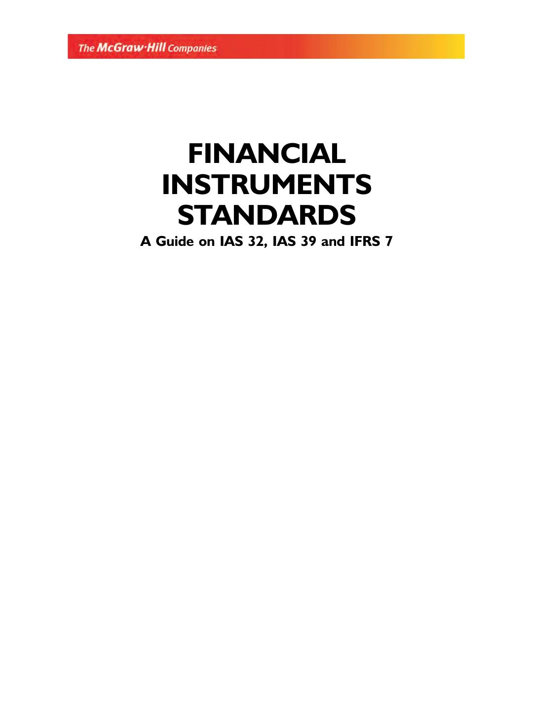 FINANCIAL INSTRU STANDARDS GUPTA