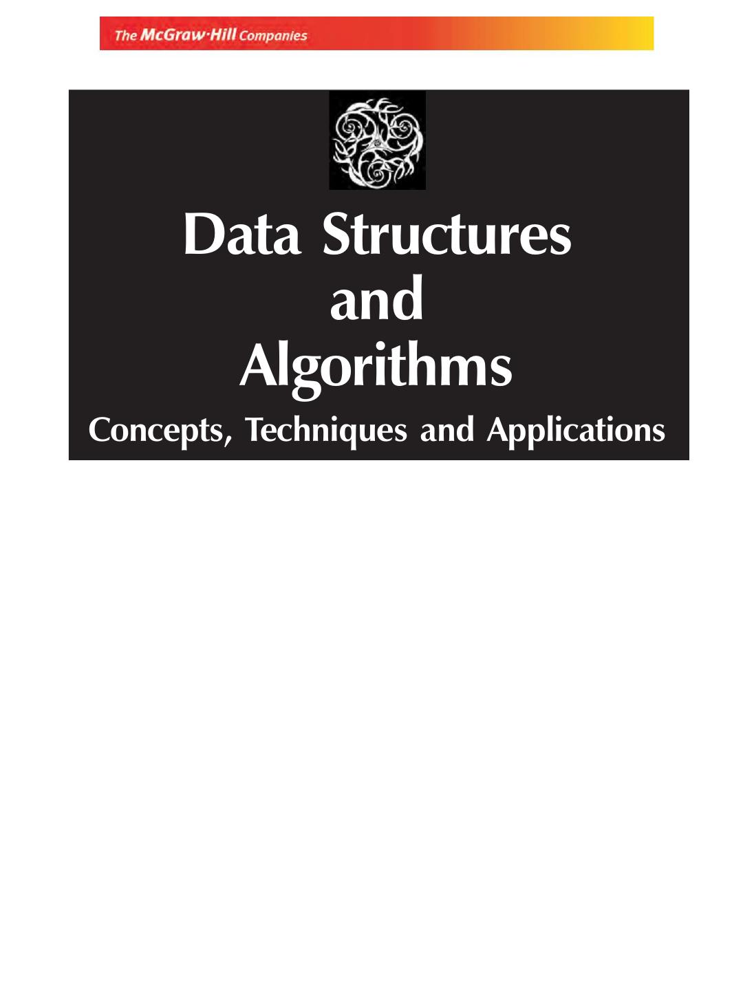 DATA STRUCTURES AND ALGORITHMS CONCEPTS TECHNIQUES AND APPLICATIONS PAI
