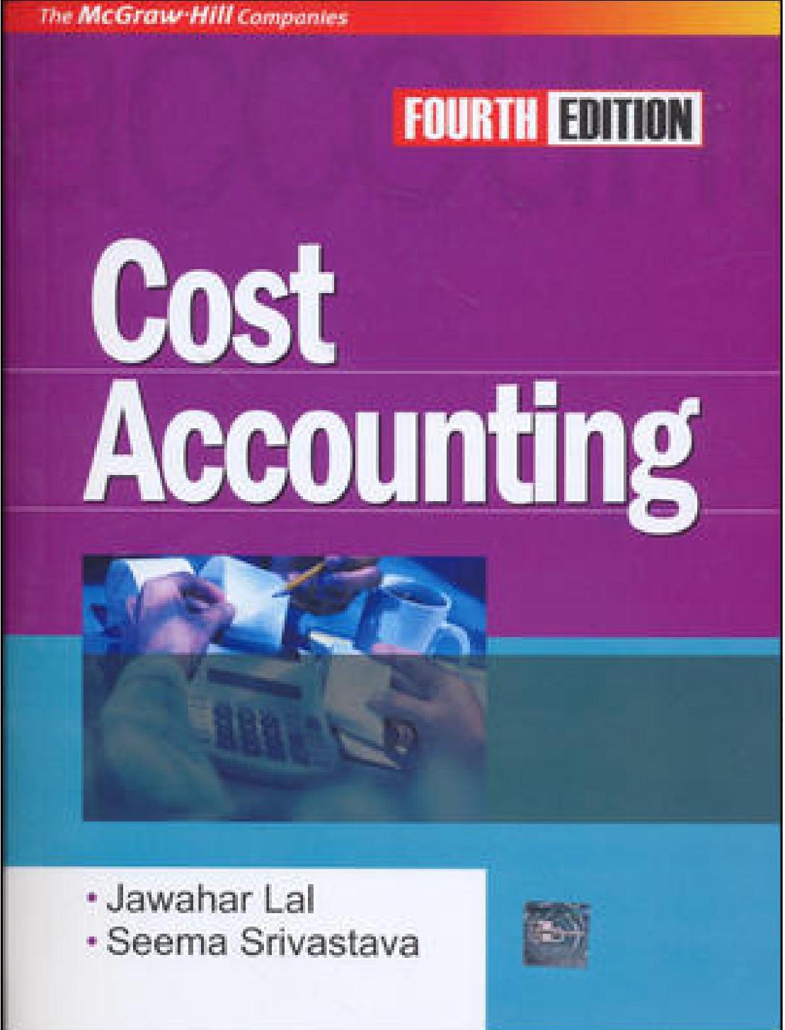 Cost Accounting Lal Jawahar Srivastava Seema
