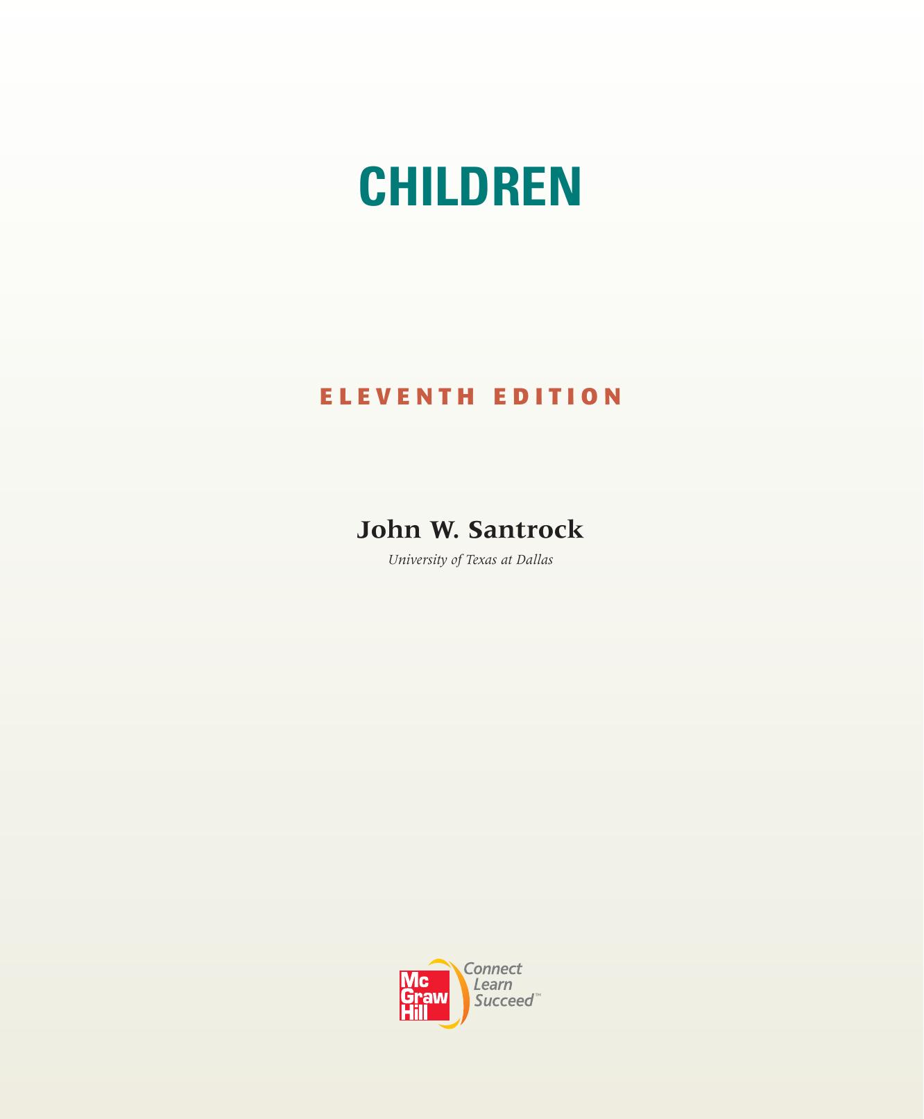 Children Santrock John