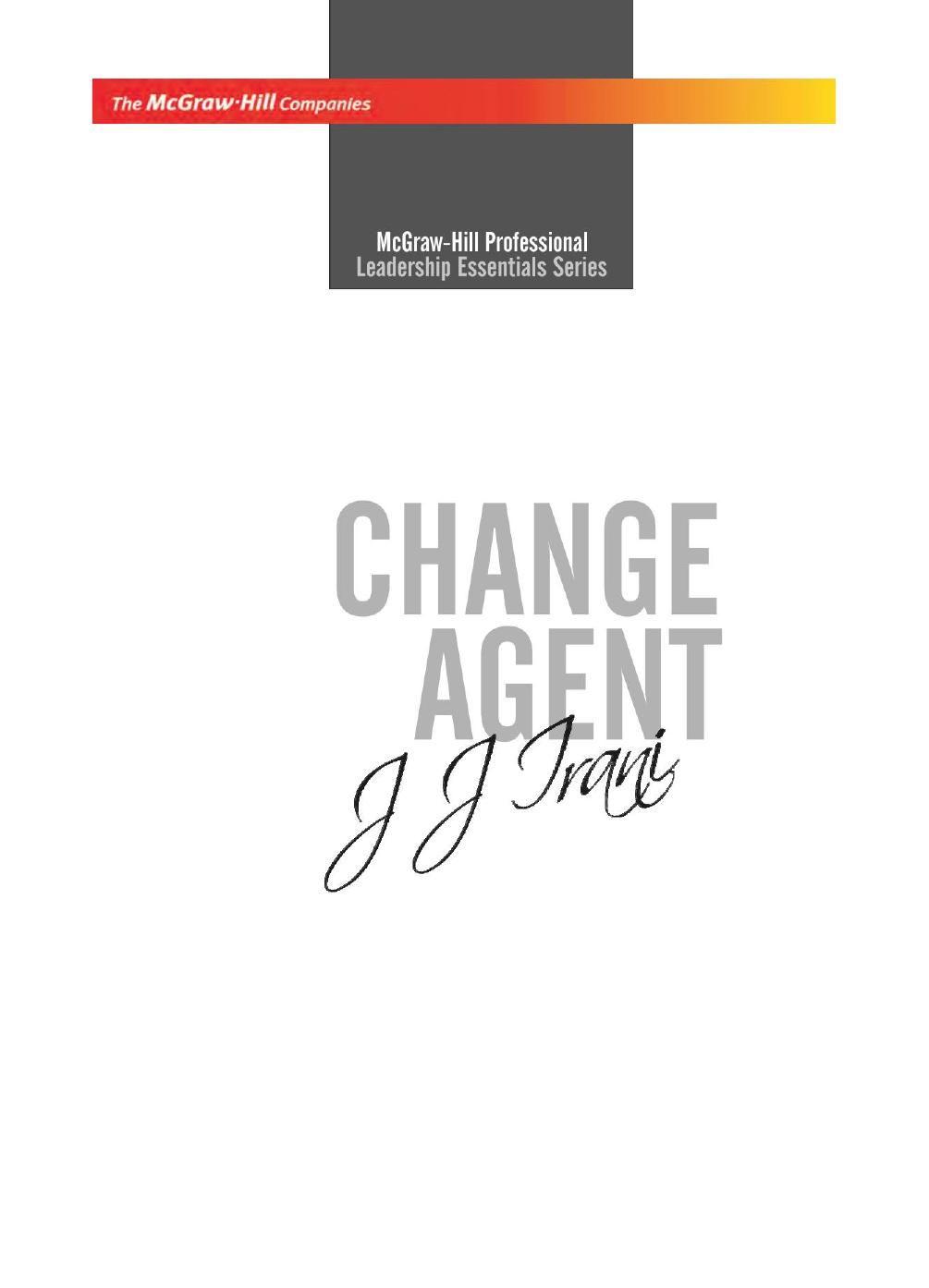 CHANGE AGENT J J IRANI PANDIT