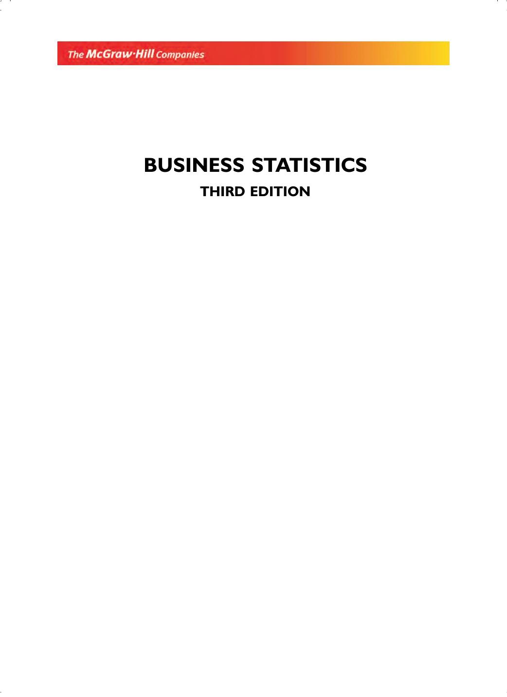 BUSINESS STATISTICS 3 E BERI