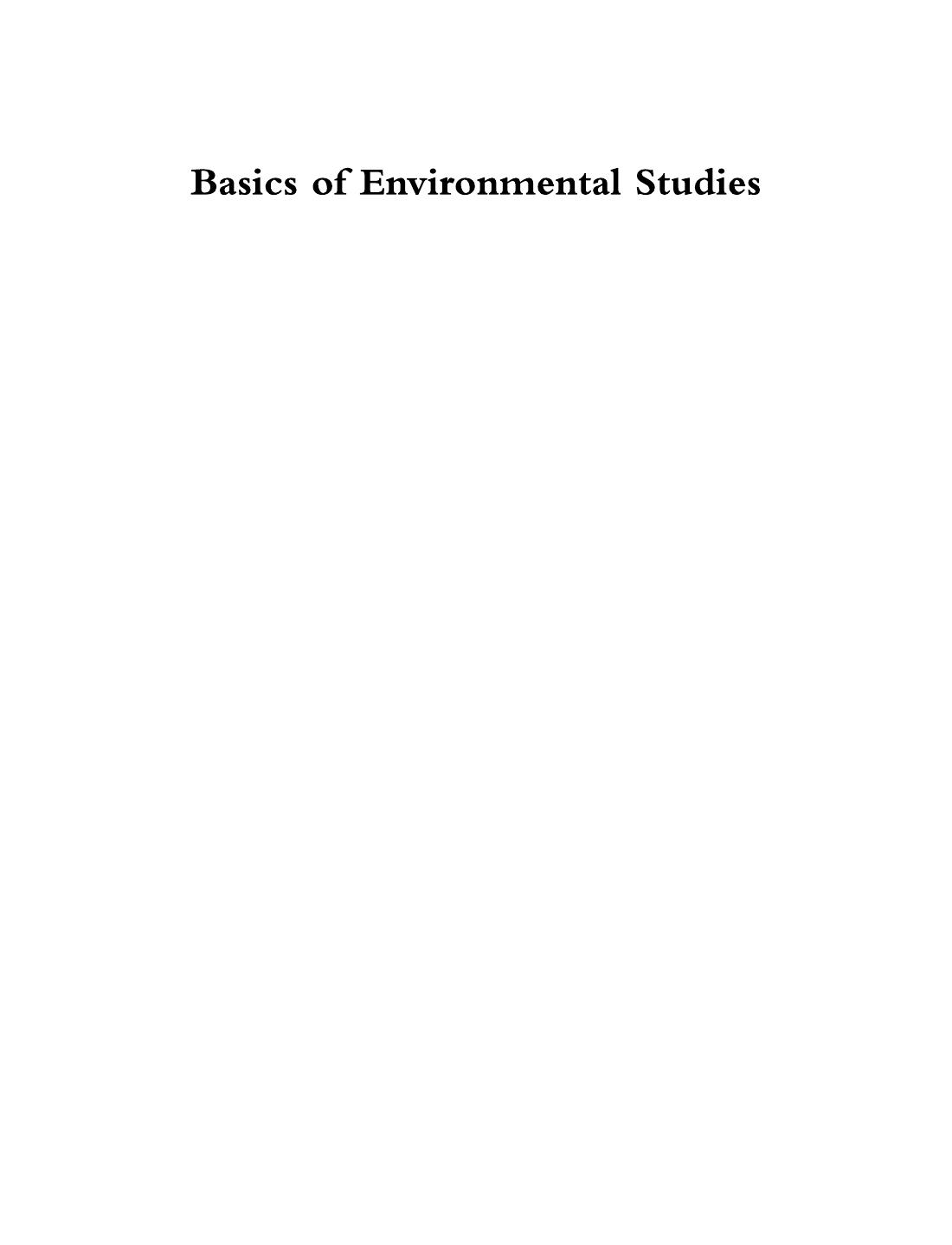 BAS OF ENVIO STUDIES GTU 13 KHARE