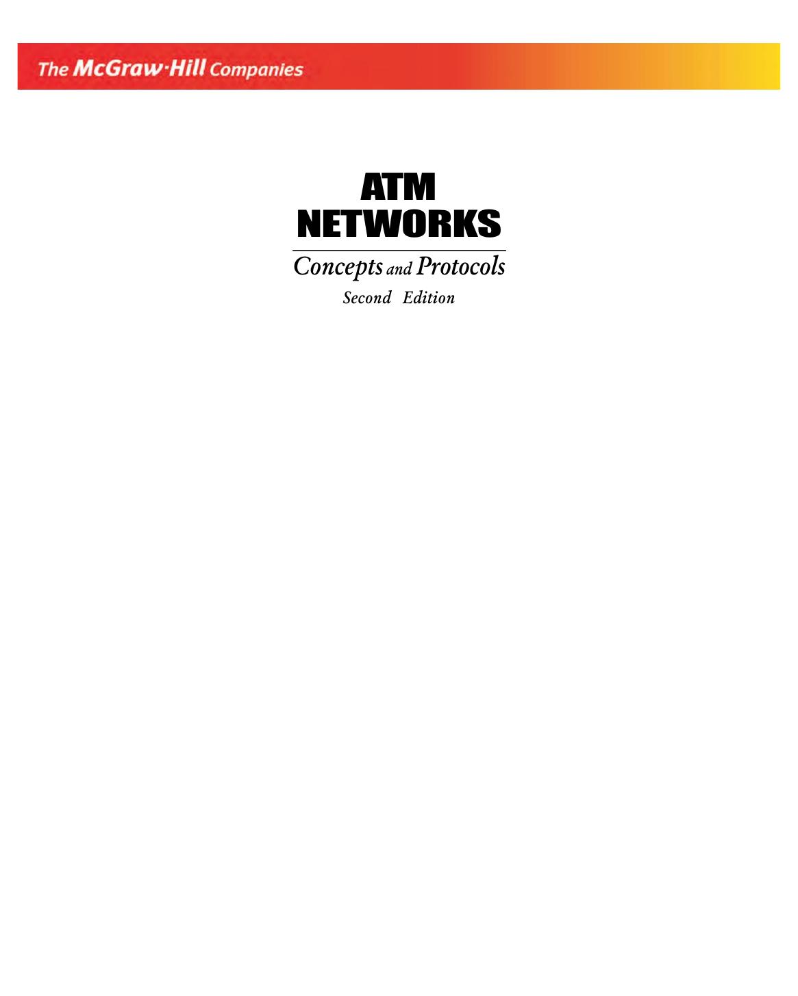 ATM NETWORKS CENCEPTS AND PROTOCOLS KASERA