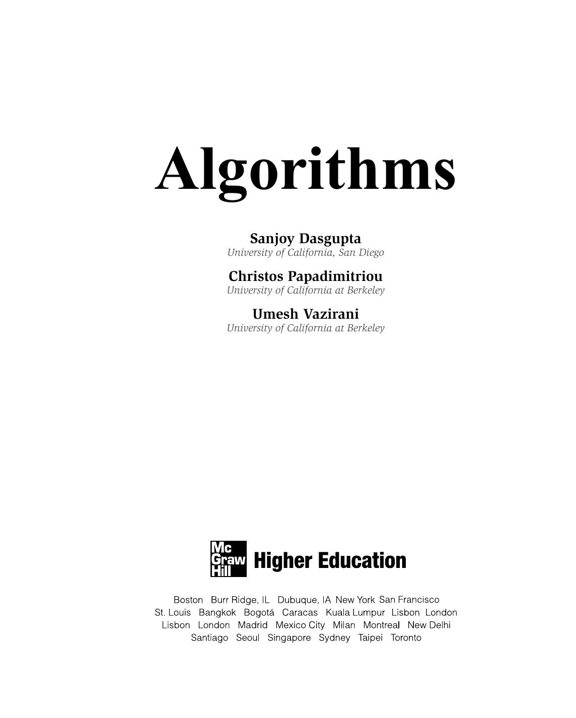 Algorithms
