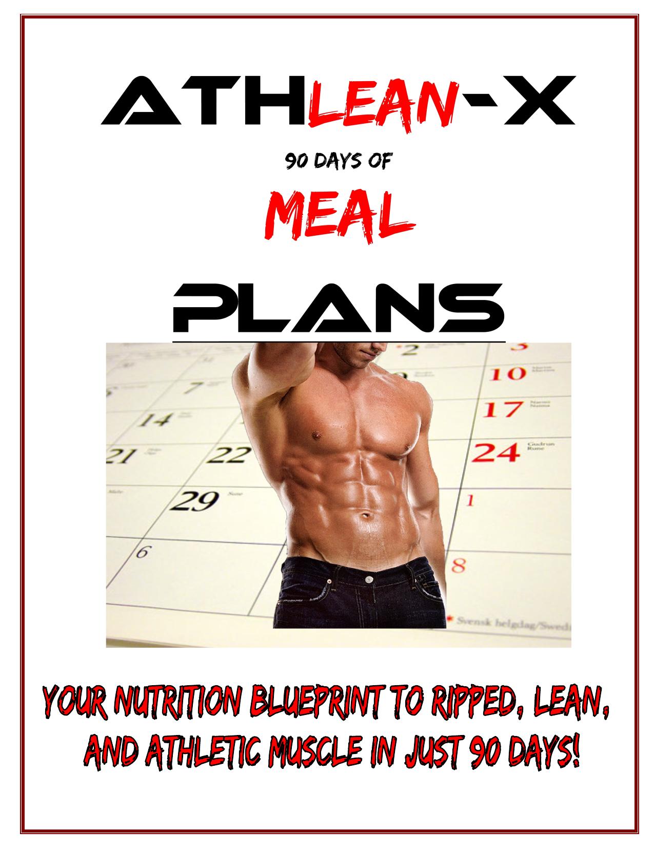 AthLEAN Meal Plans Rules