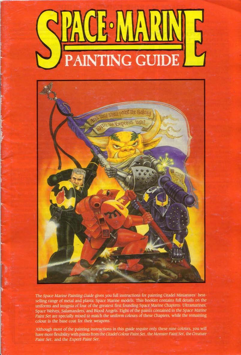 Space Marine Painting Guide --- Scanned by Number 6 ---