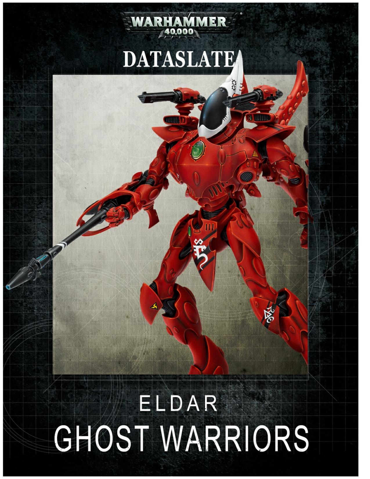 Dataslate: Eldar Ghost Warriors