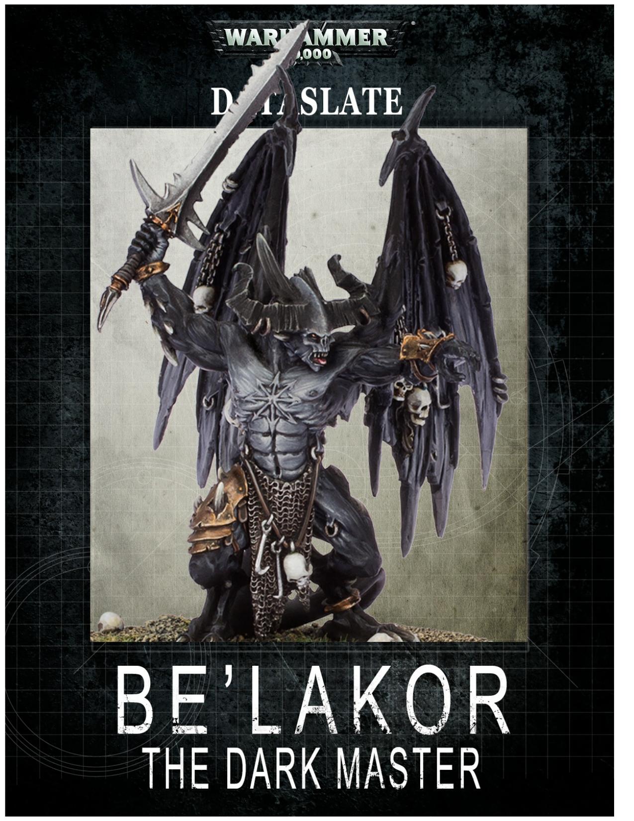 Dataslate - Be'lakor