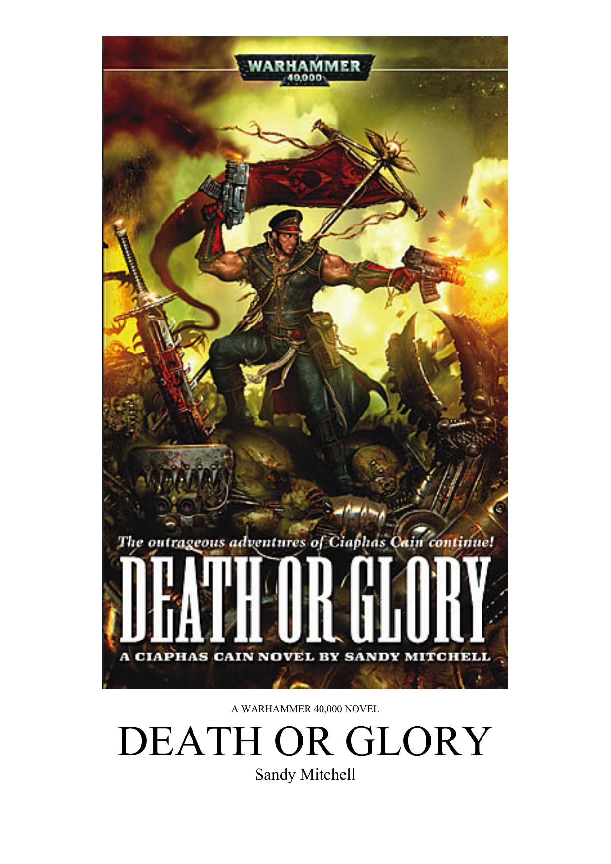 Microsoft Word - Sandy_Mitchell_Death_or_Glory.doc