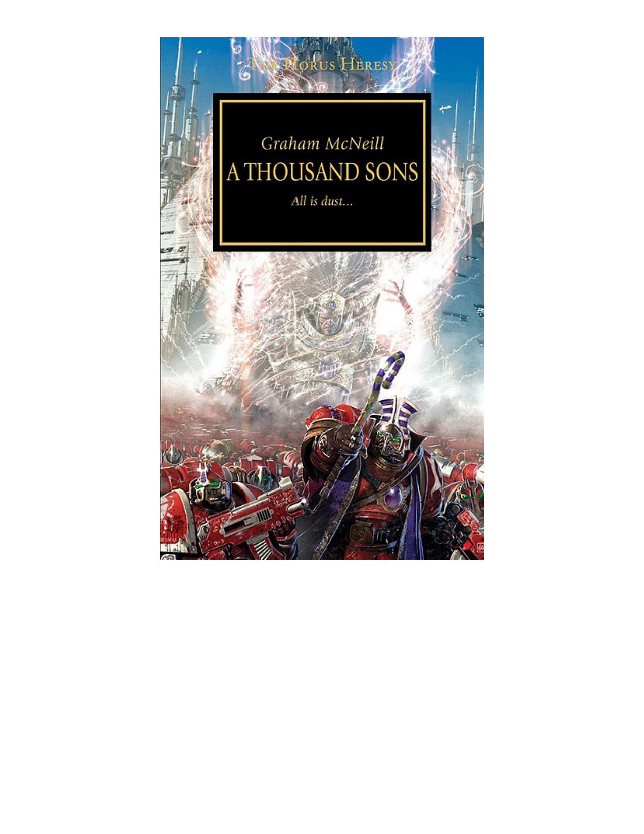 Microsoft Word - A Thousand Sons.doc