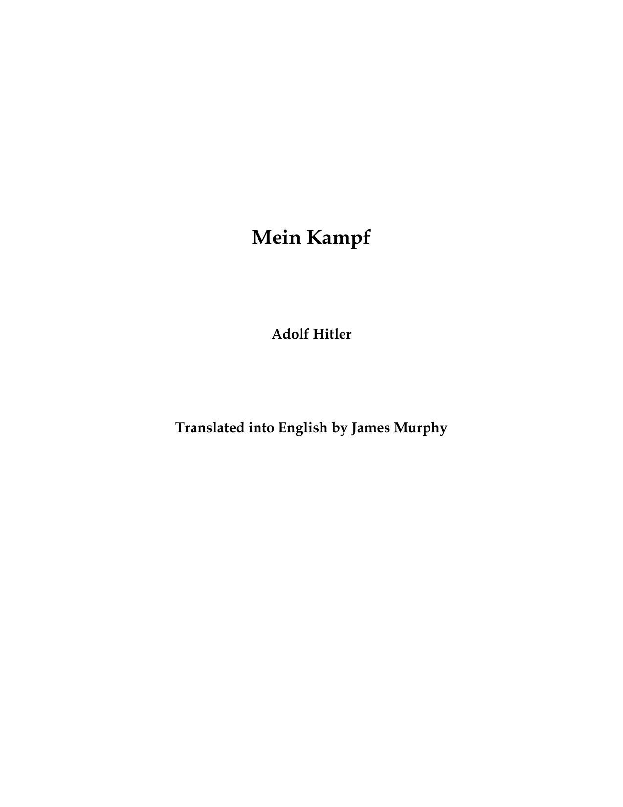 meinkampf