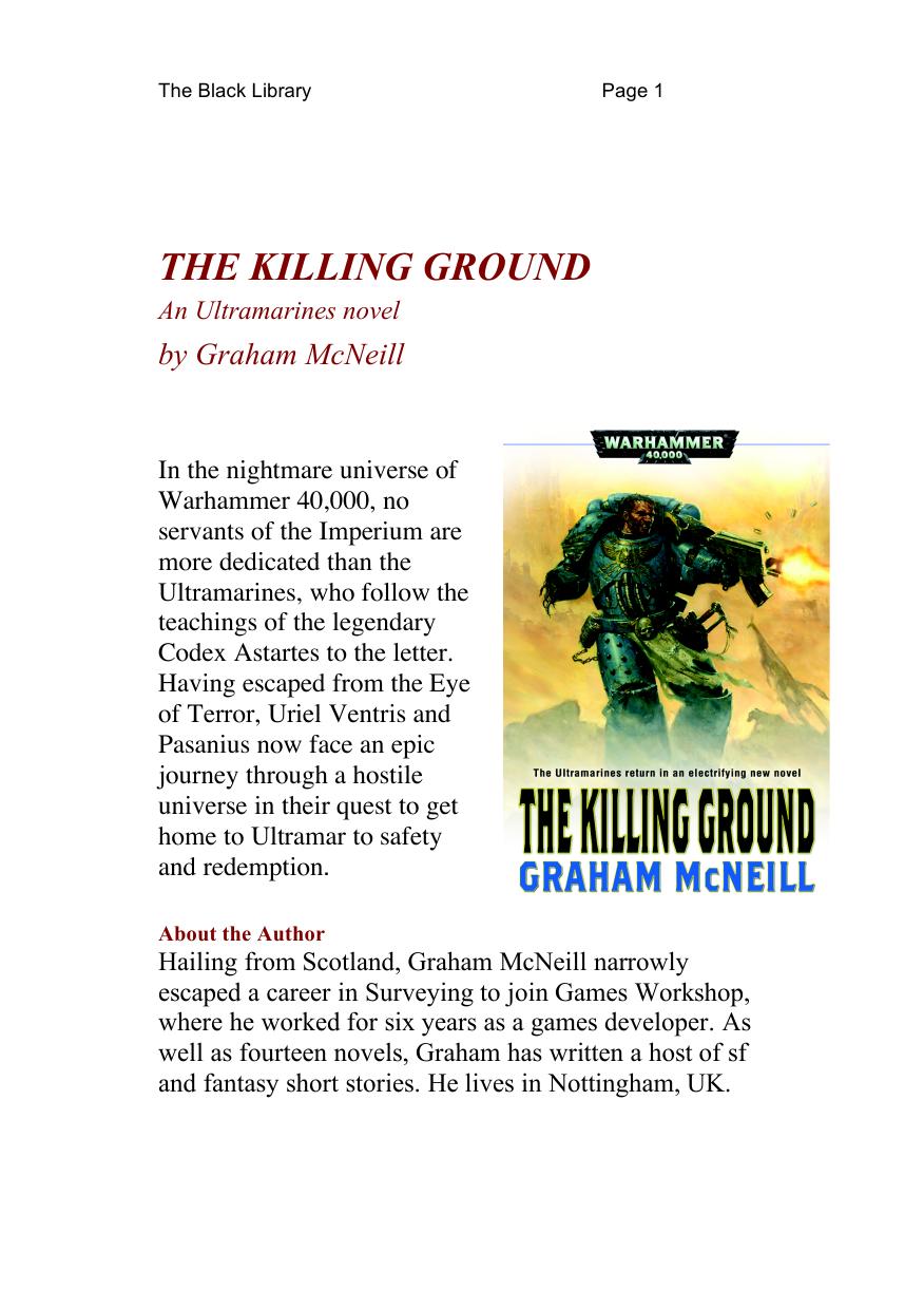 Microsoft Word - The Killing Ground Sample Chapter.doc