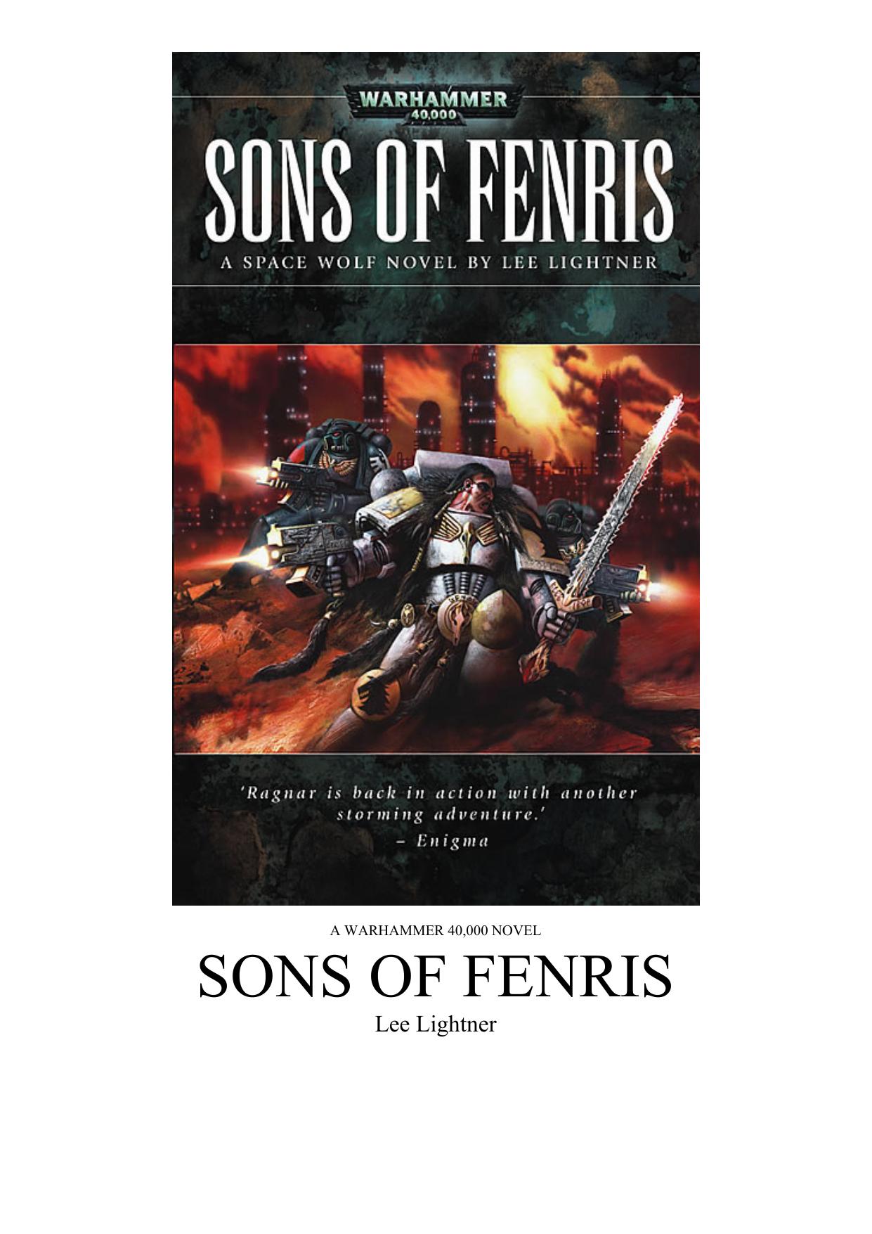 Microsoft Word - Lee_Lightner_Space_Wolf_Sons_Of_Fenris.doc
