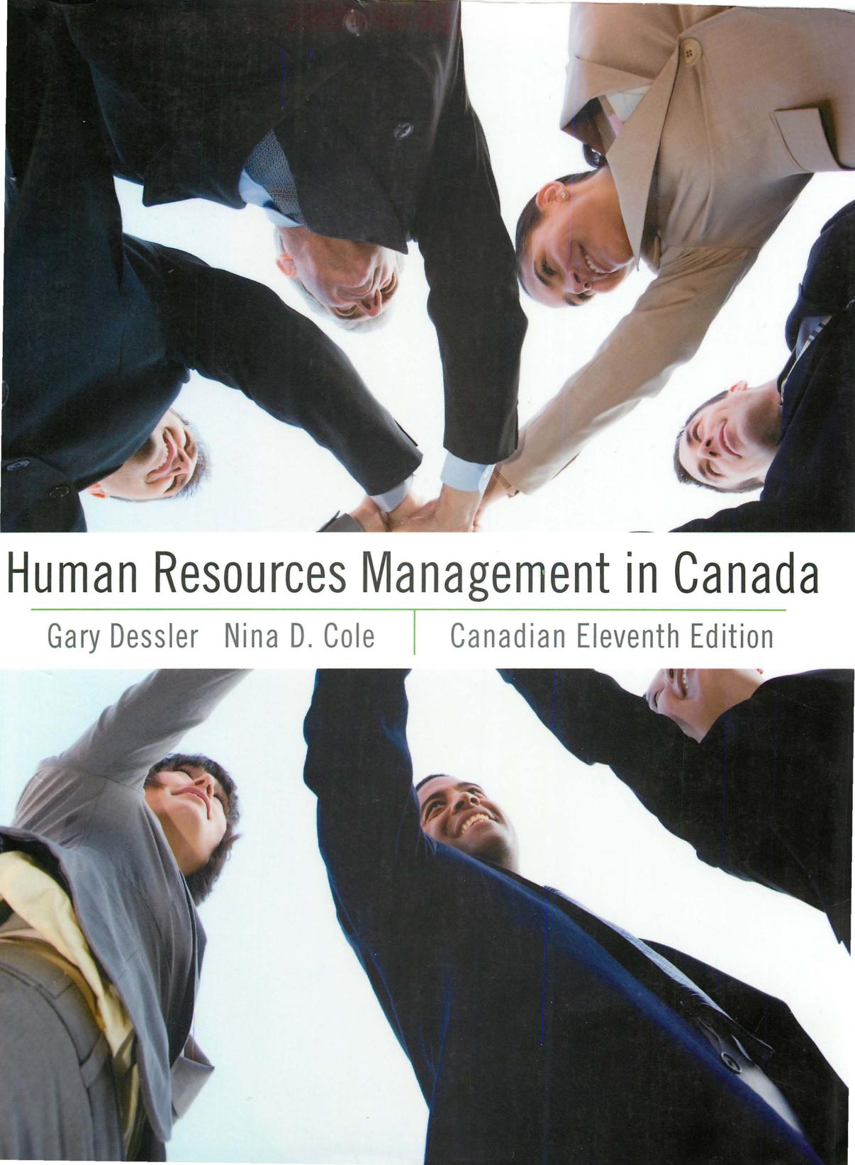 Human Resources Management in Canada
