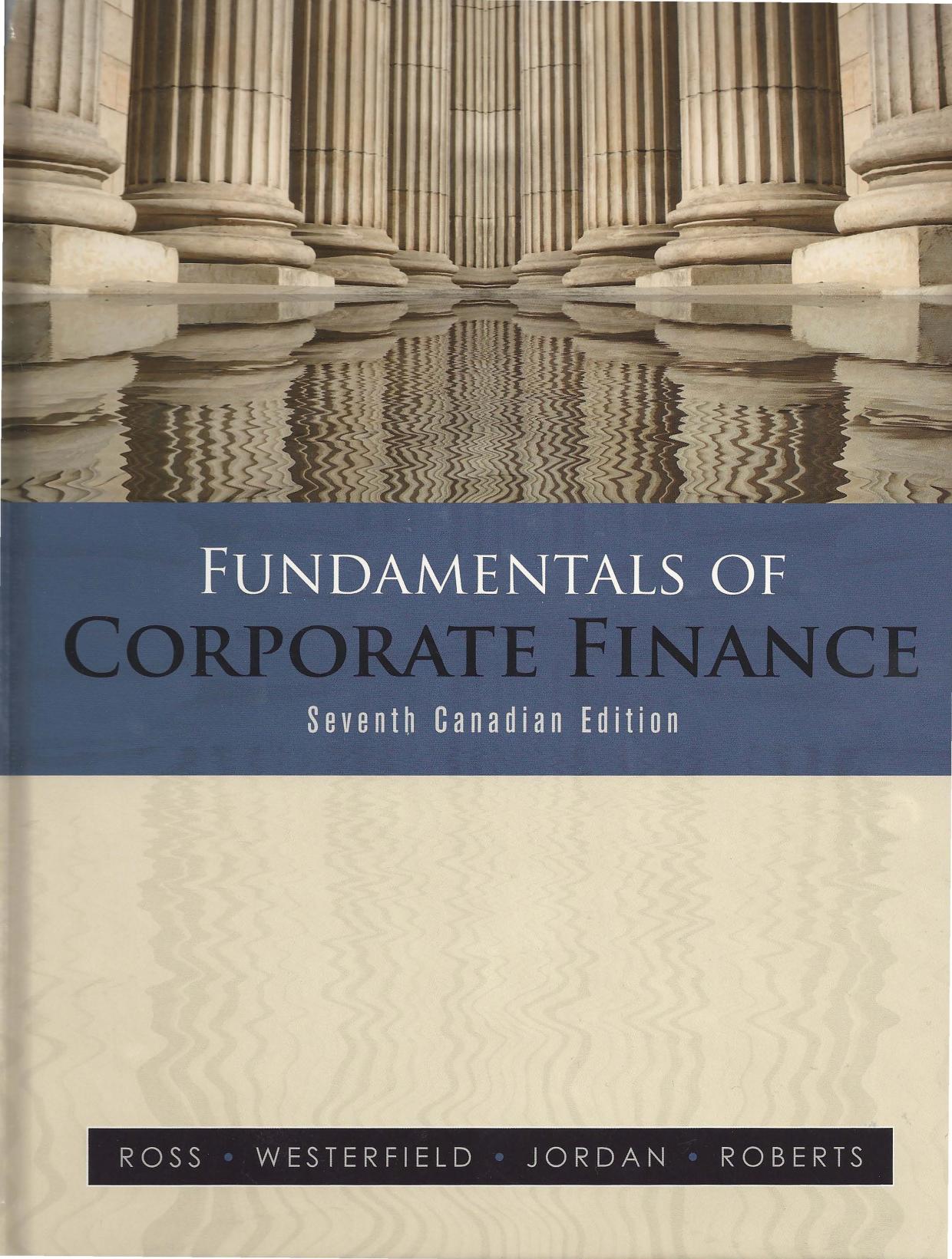 Fundamentals of Corporate Finance
