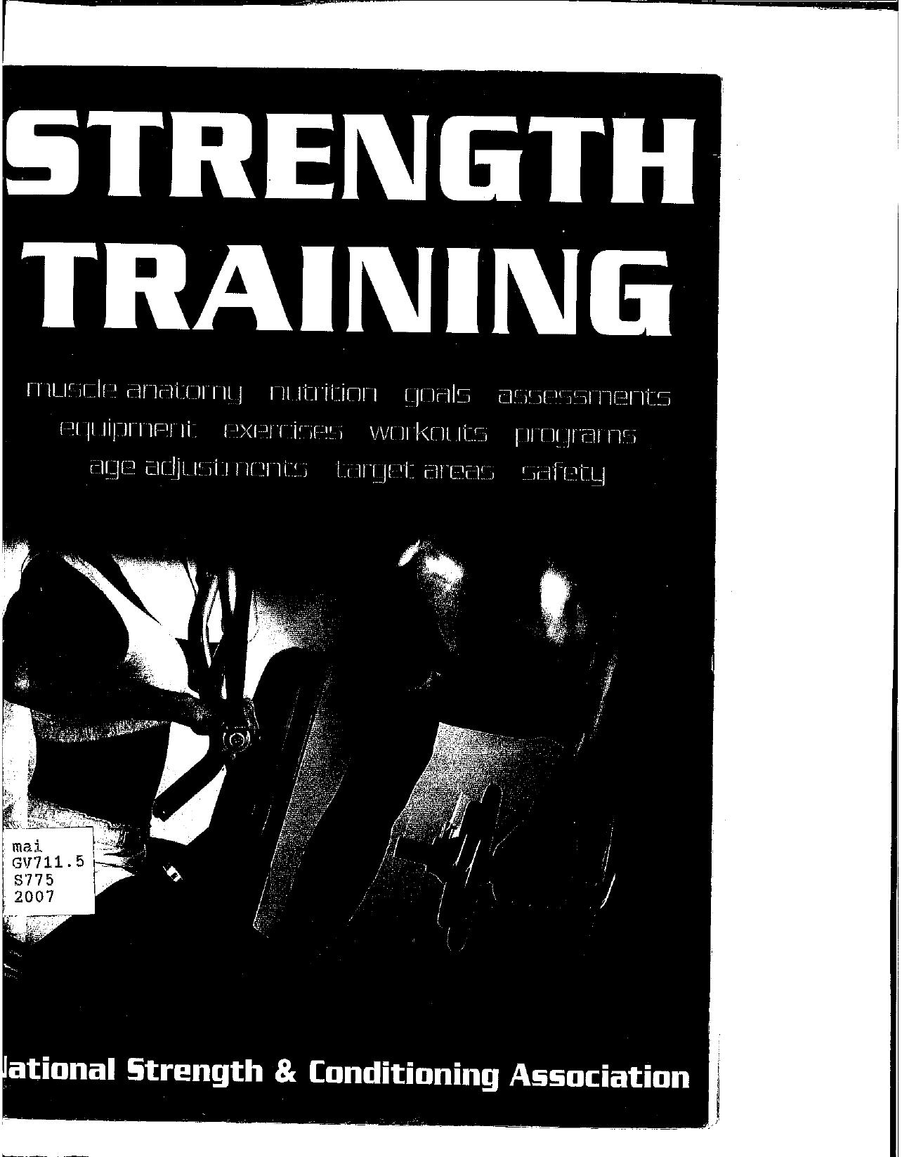 Strength Training-Brown