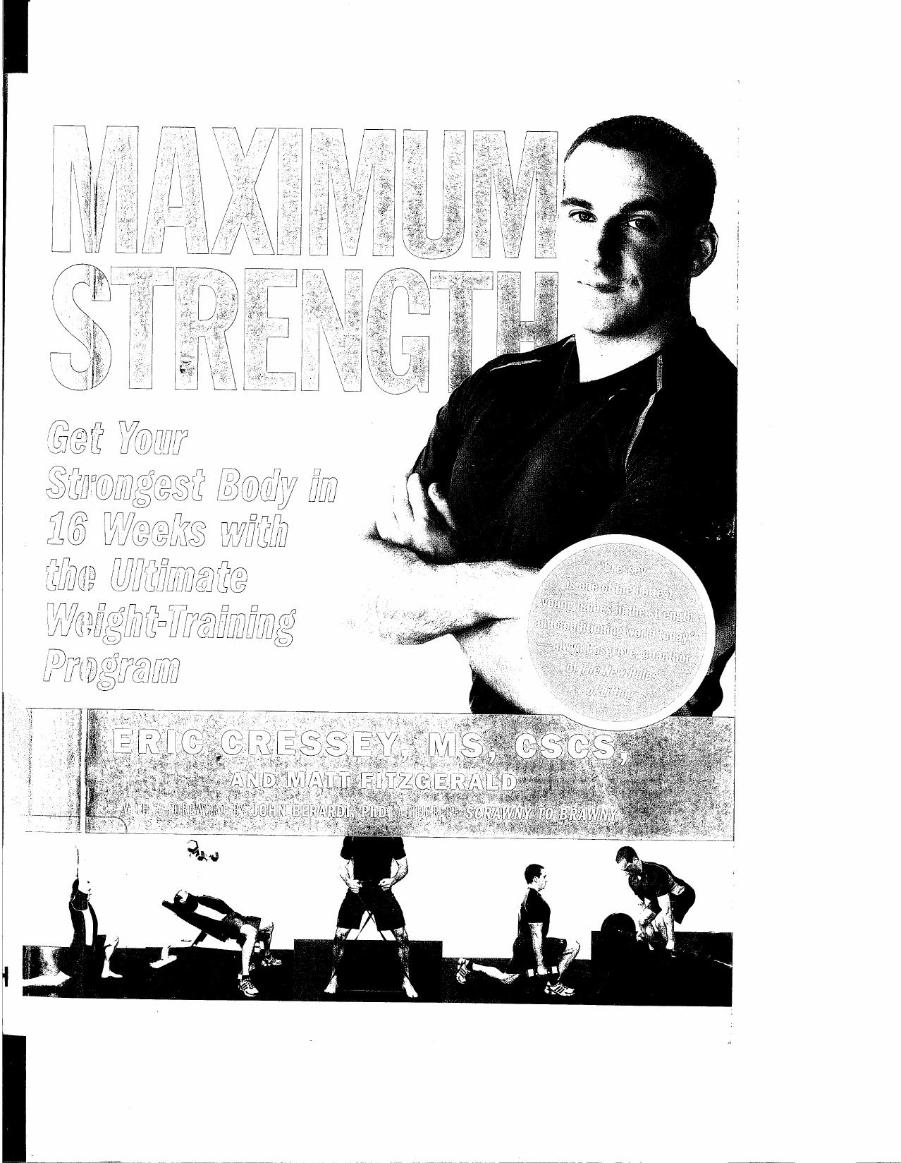 Maximum Strength-Cressey