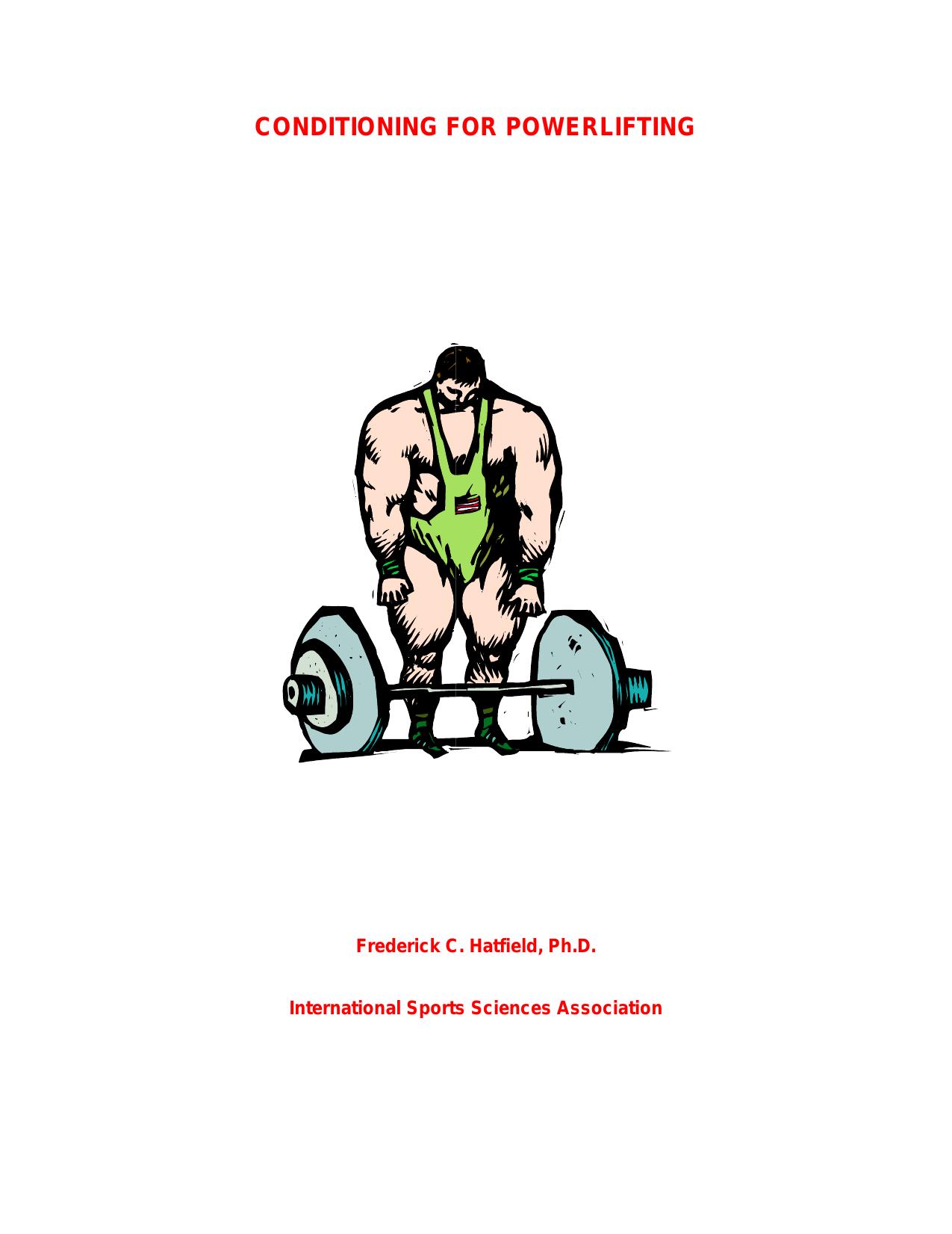 Conditioning for Powerlifting-Hatfield