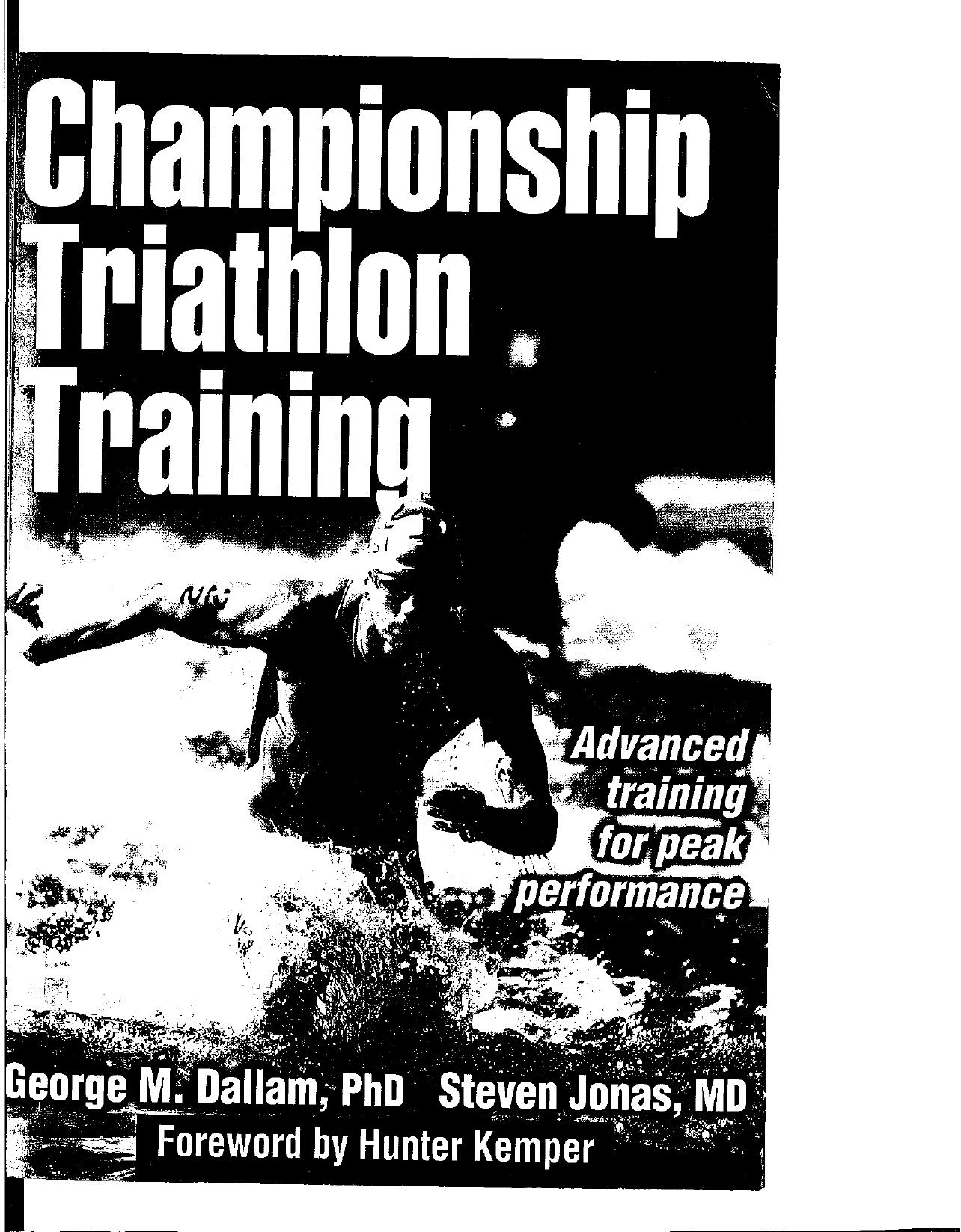 Championship Traithlon Training-Kemper