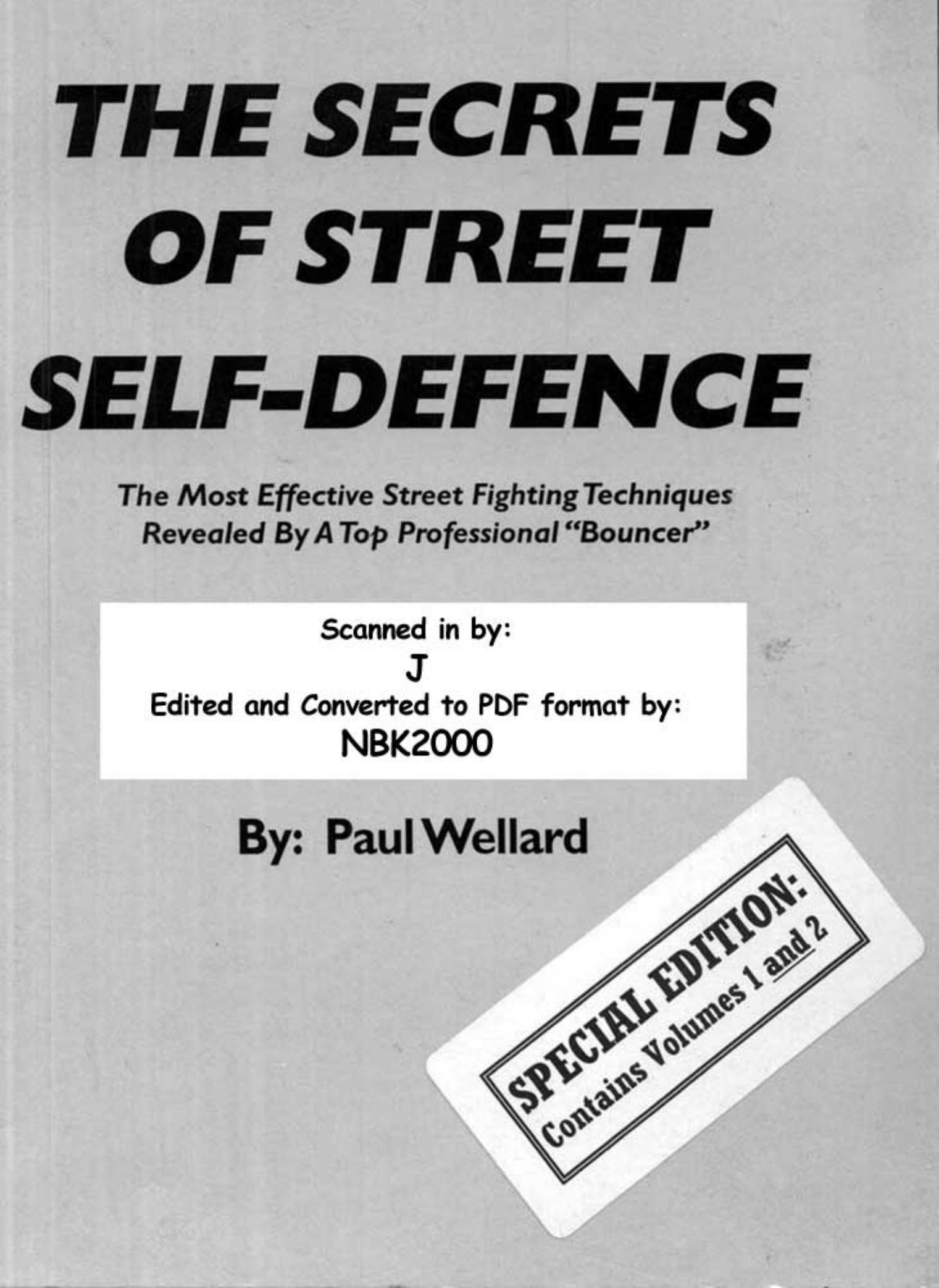 The Secrets of Street Self Defence-Wellard