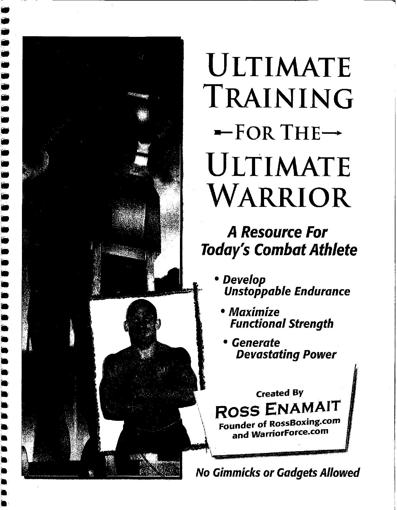 Ultimate Training for the Ultimate Warrior-Enamait