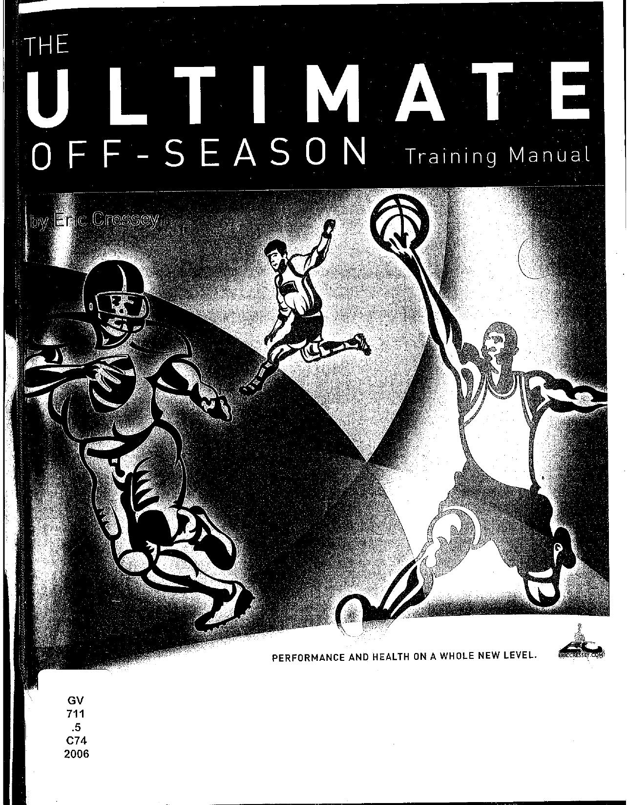 The Ultimate Off-Season Training Manual-Cressey