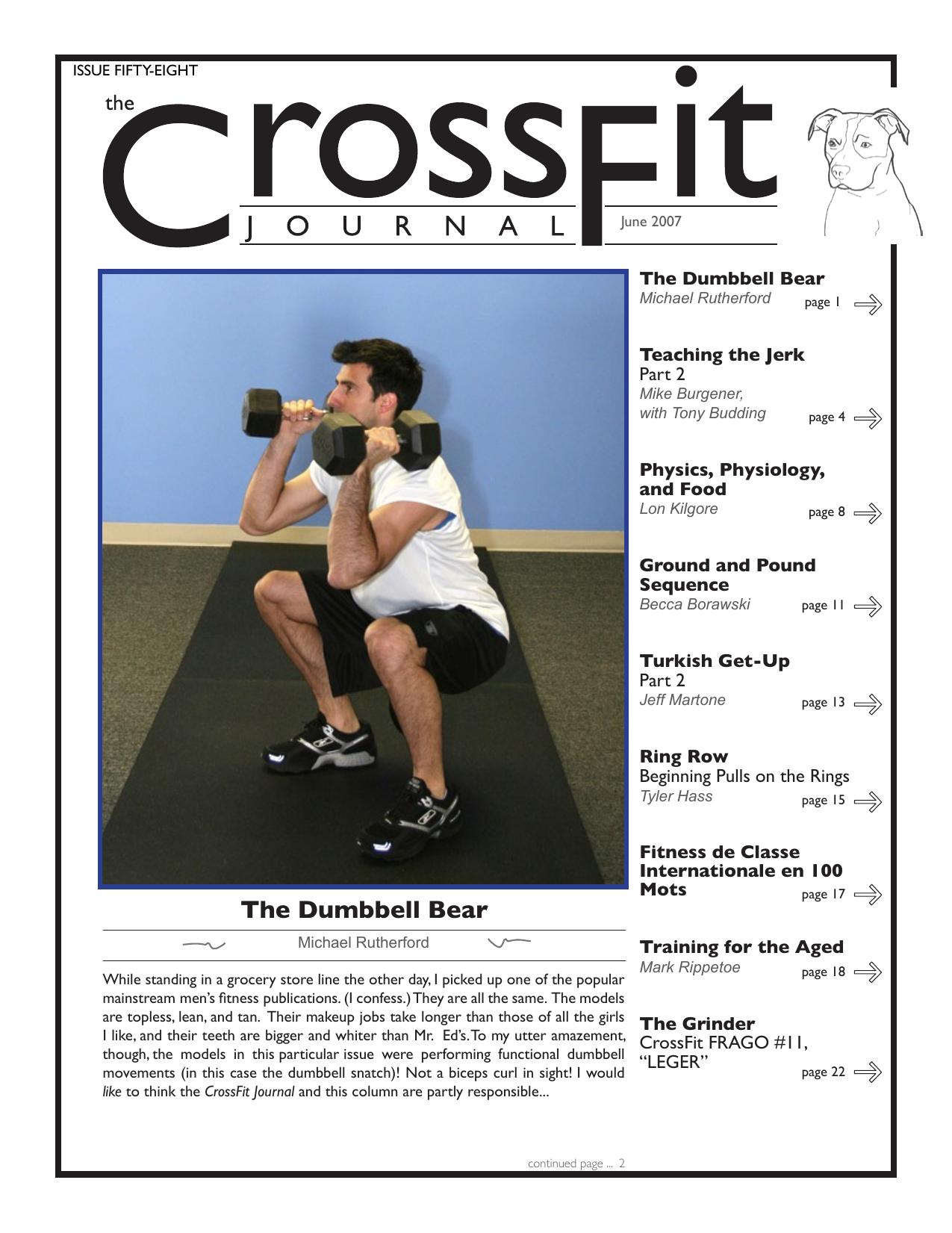 CrossFit Journal 58