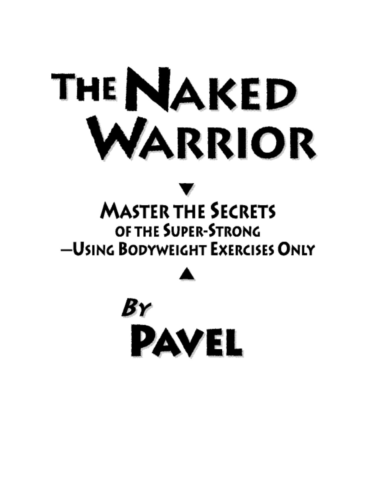 The Naked Warrior-Tsatsouline