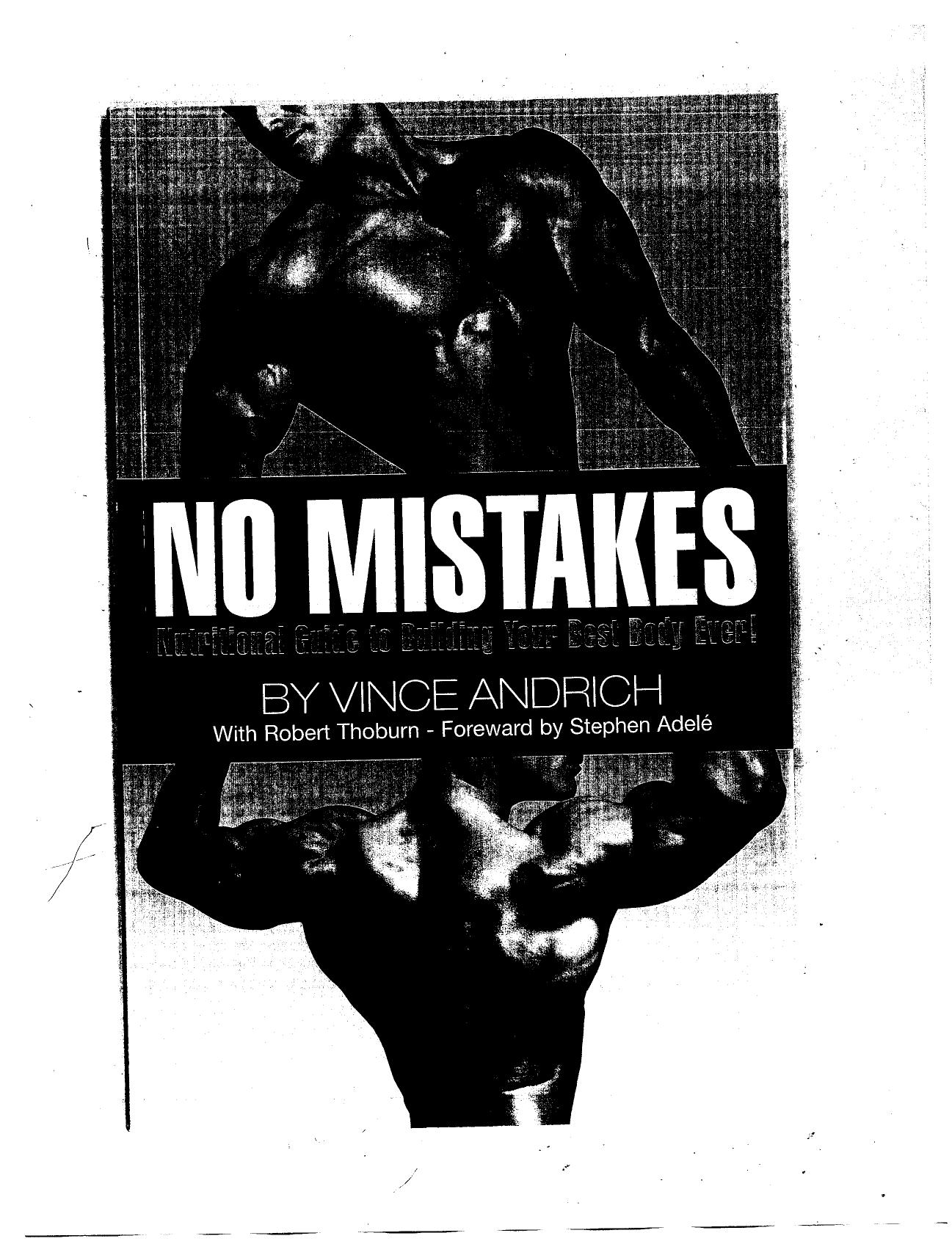 No Mistakes-Andrich et al