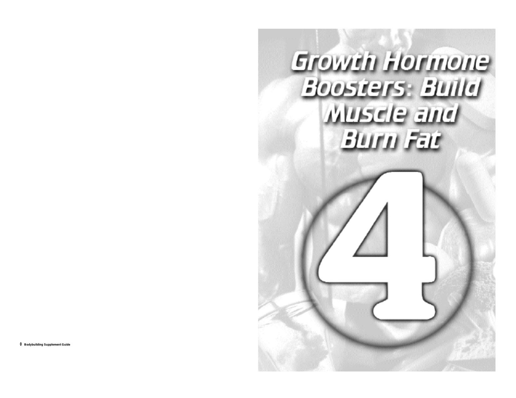 Bodybuilding Nutrition-Growth Hormone Boosters