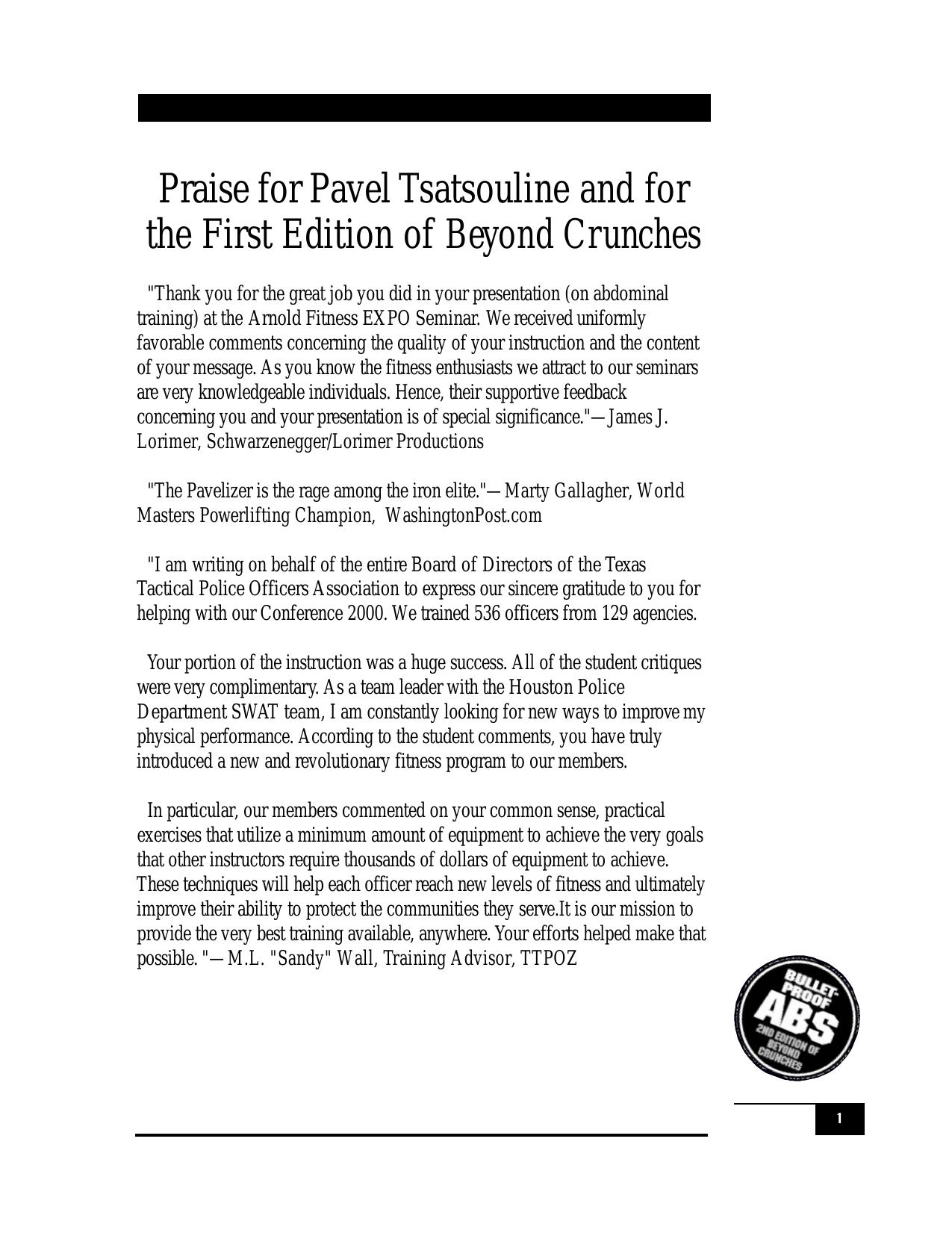 Bullet Proof Abs-Tsatsouline