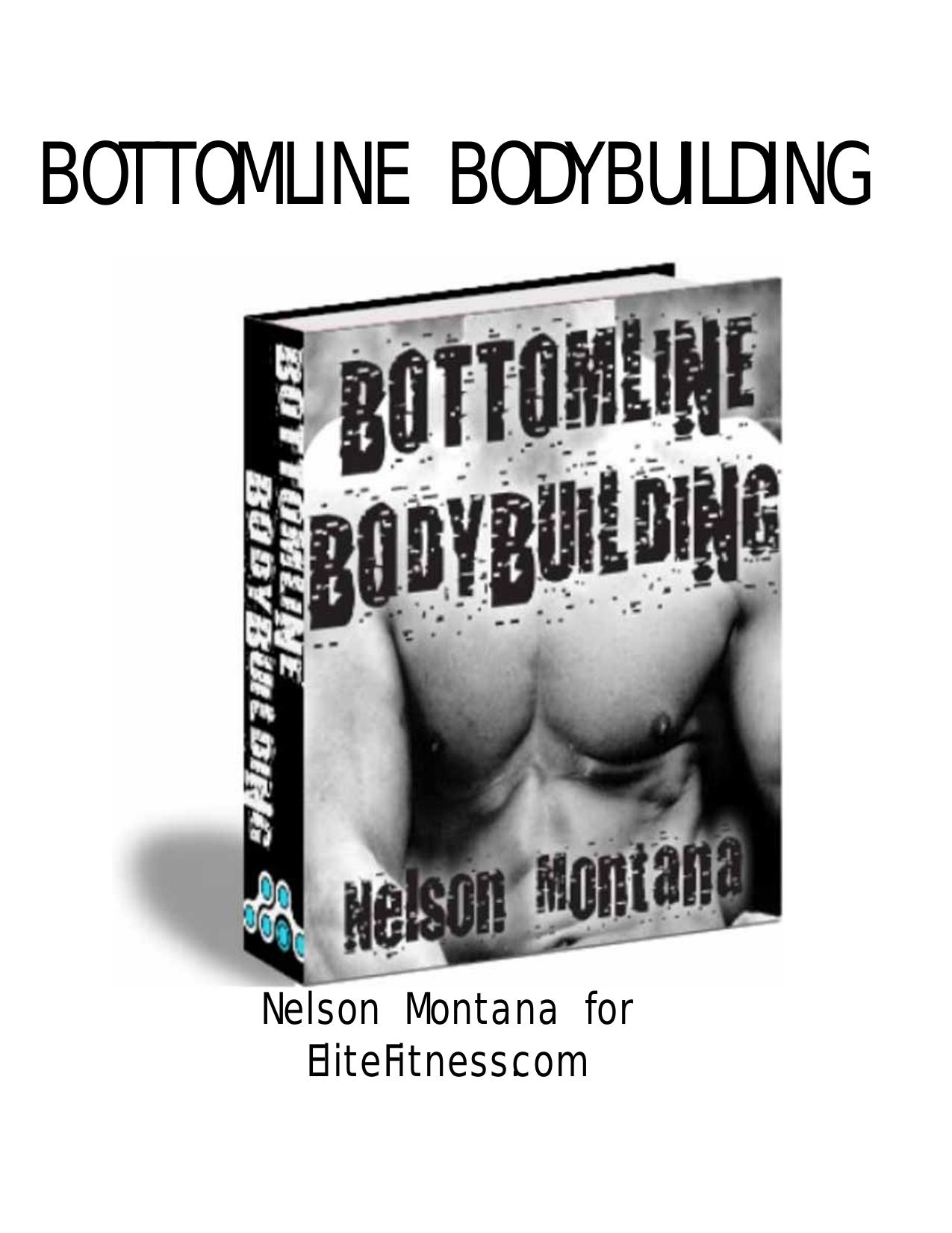 Bottomline Bodybuilding-Montana