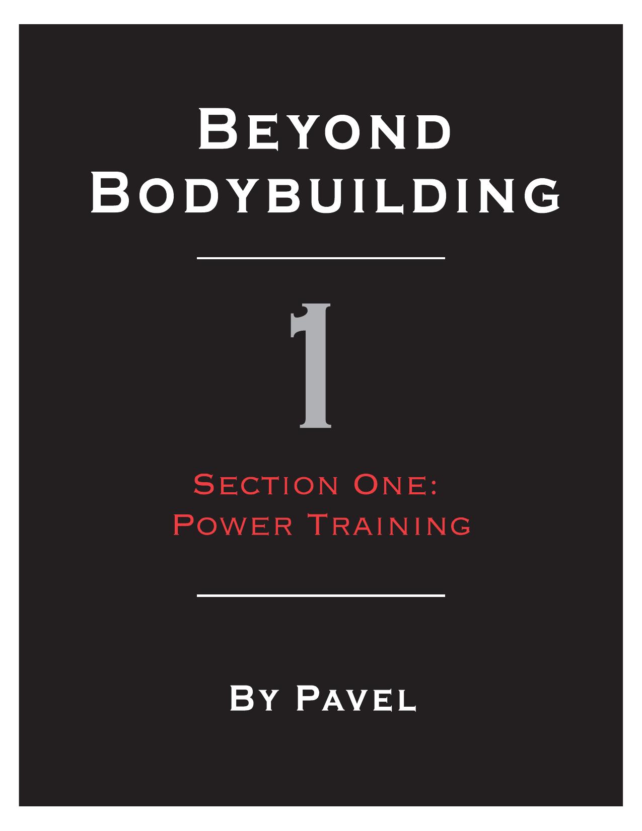Beyond Bodybuilding-Tsatsouline