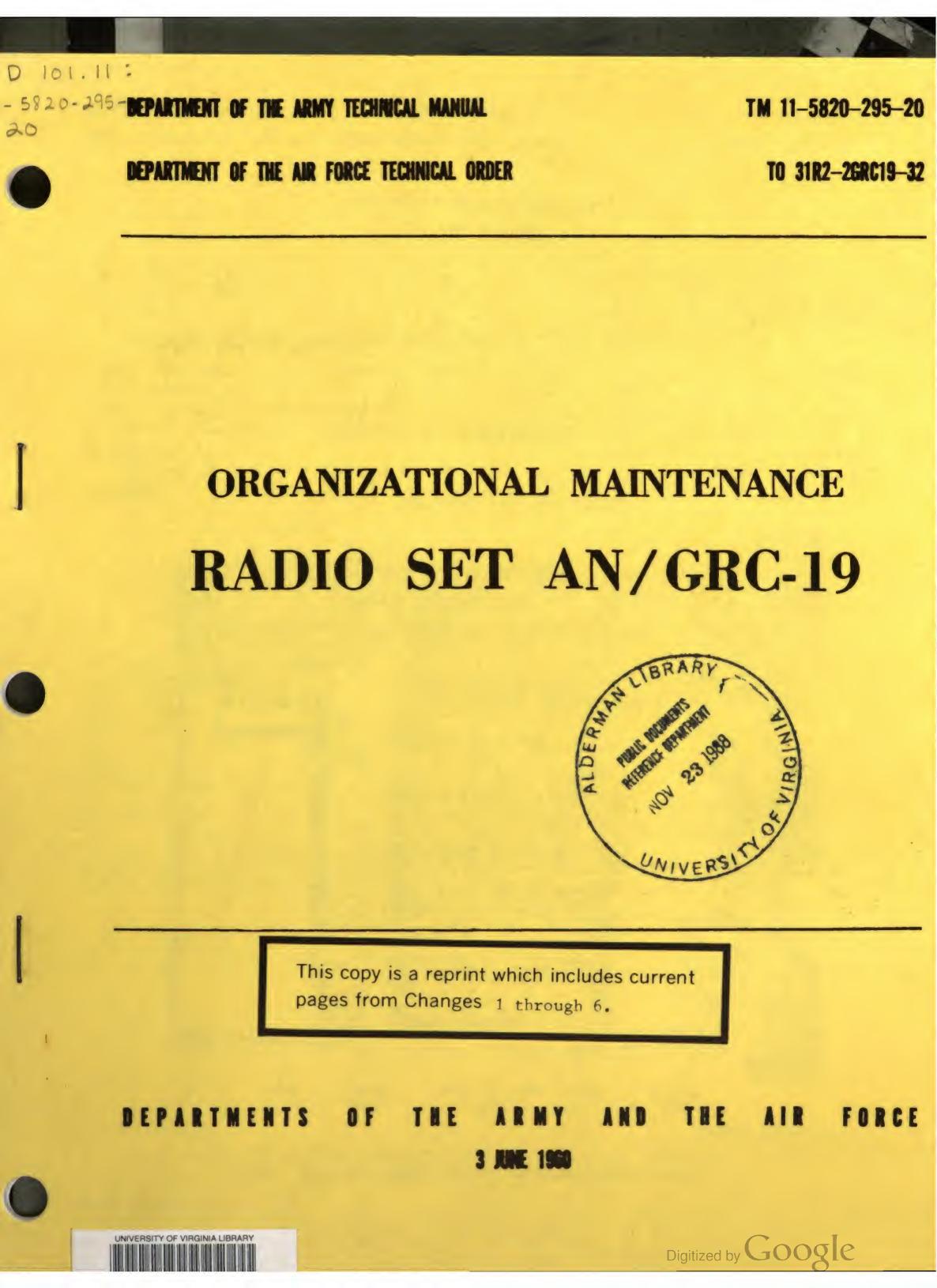 TM 11-5820-295-20