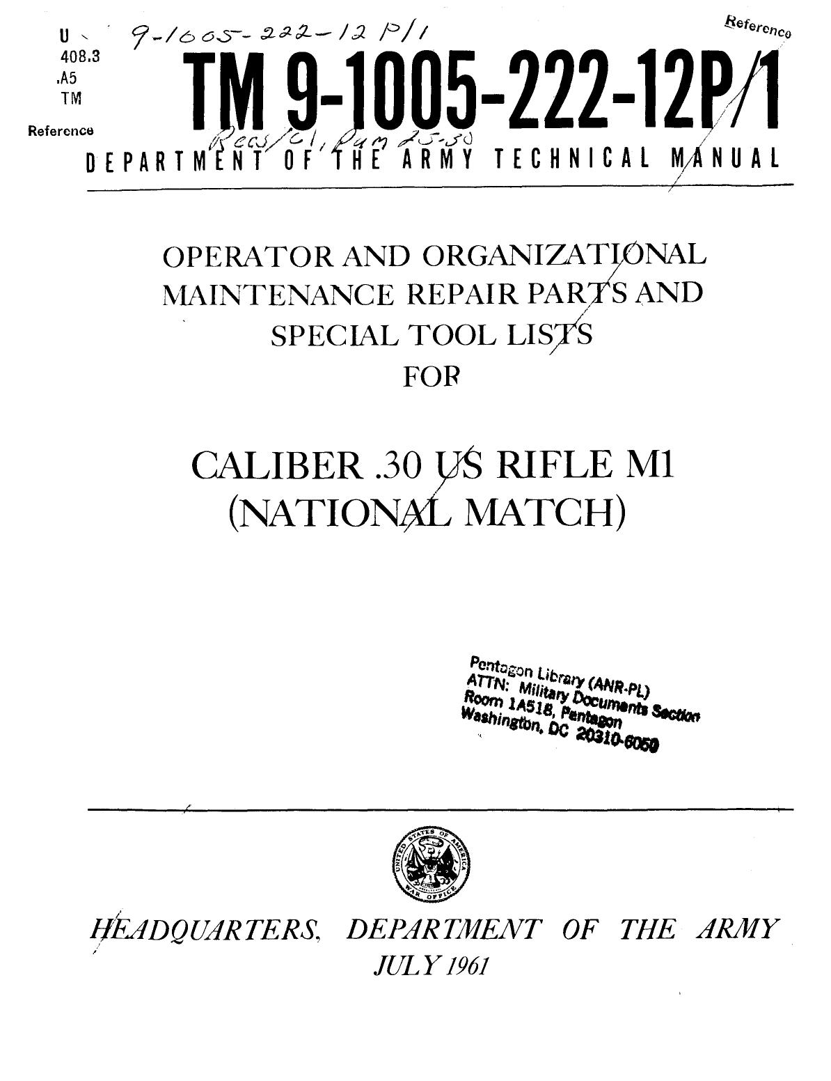 TM9-1005-222-12P1